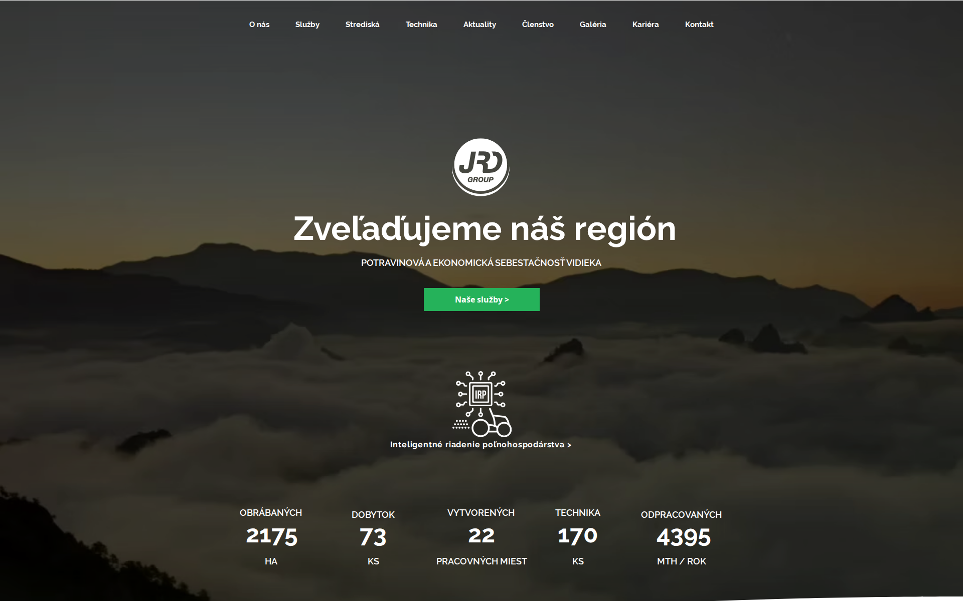 Náhľad webu jrdgroup.sk