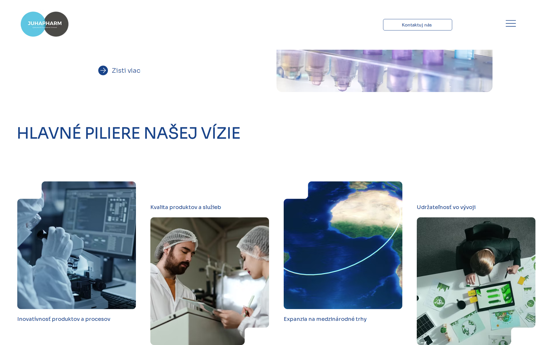 Náhľad webu juhapharm.sk