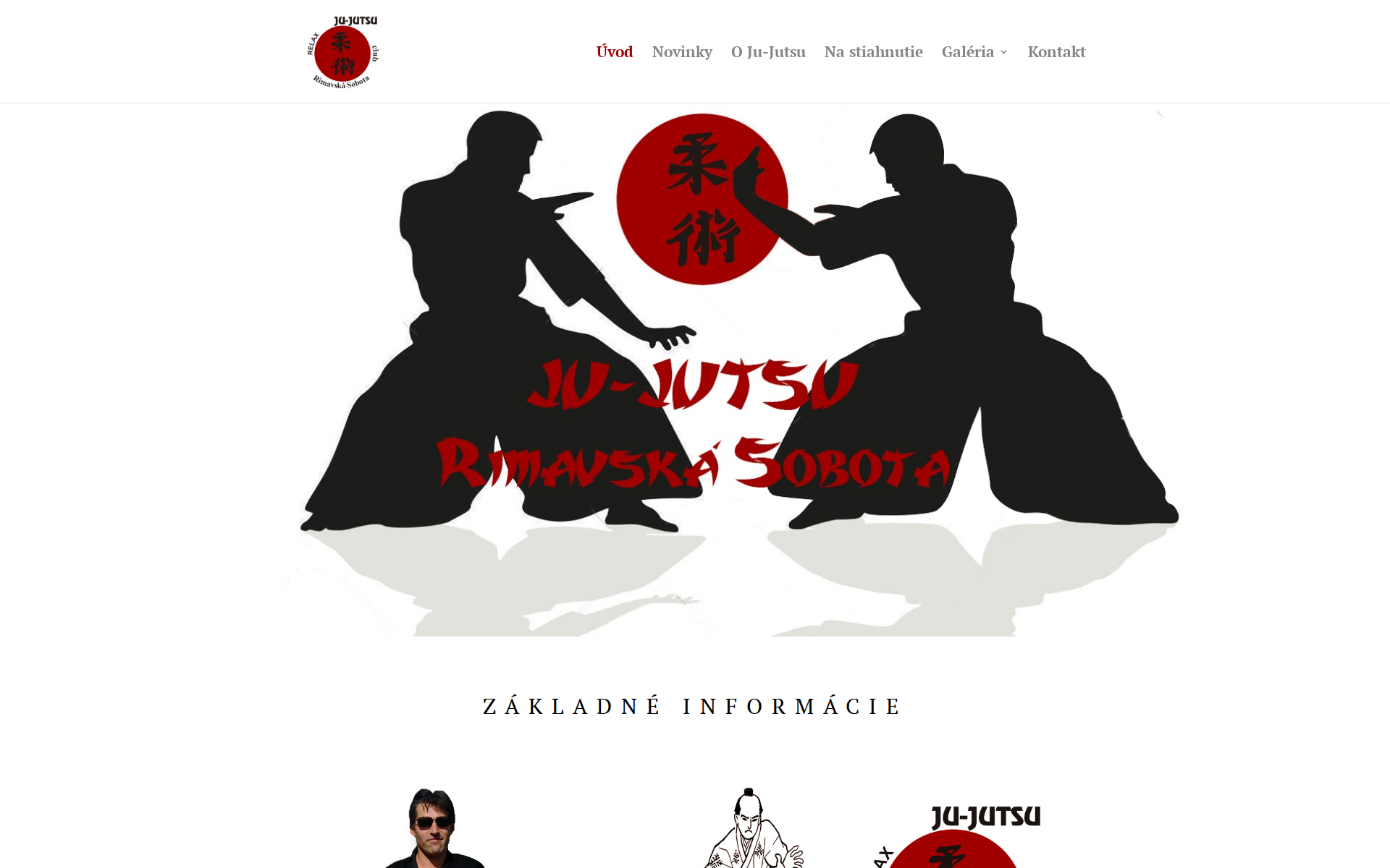 Náhľad webu jujutsu.sk