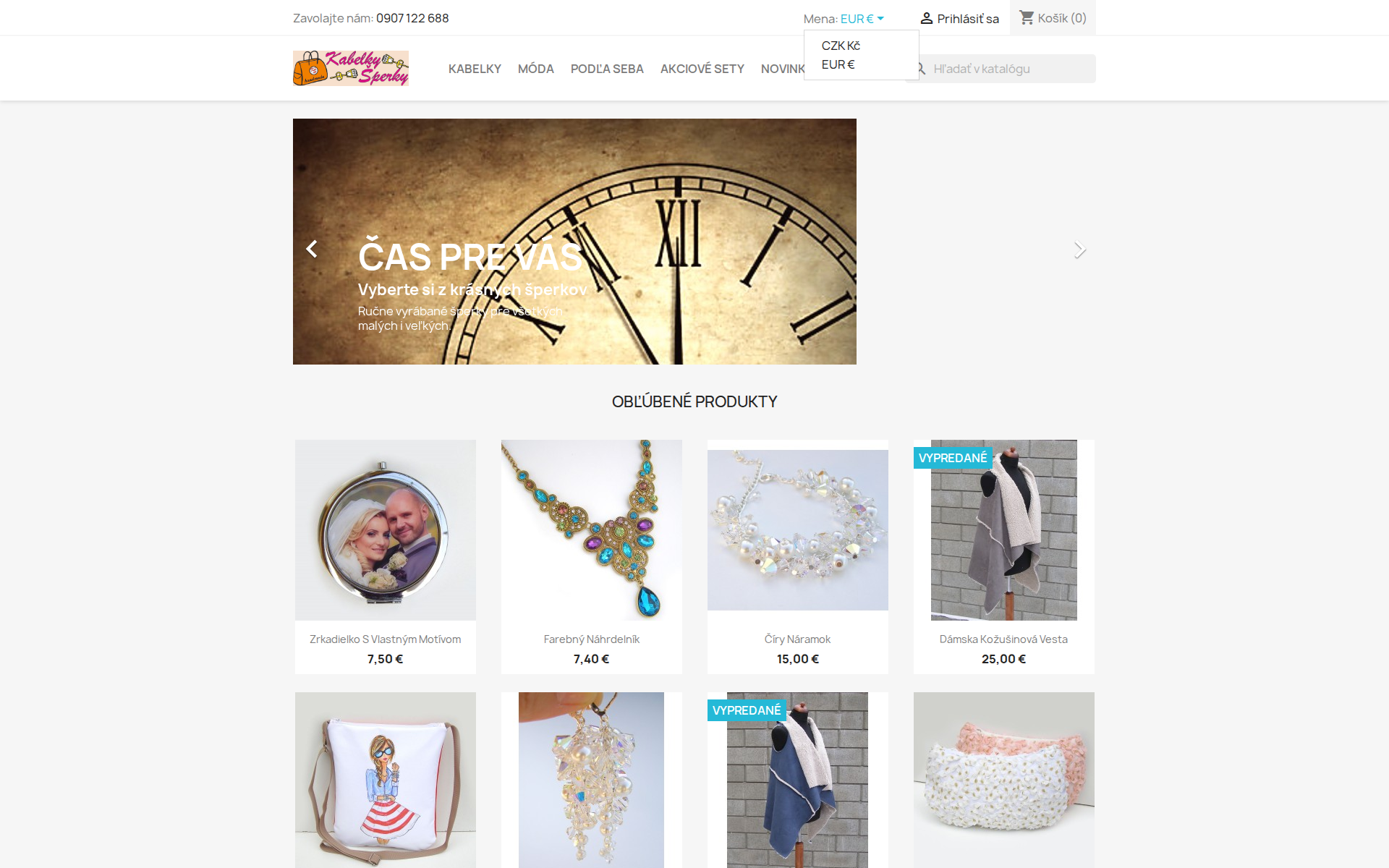 Náhľad webu kabelky-sperky.sk