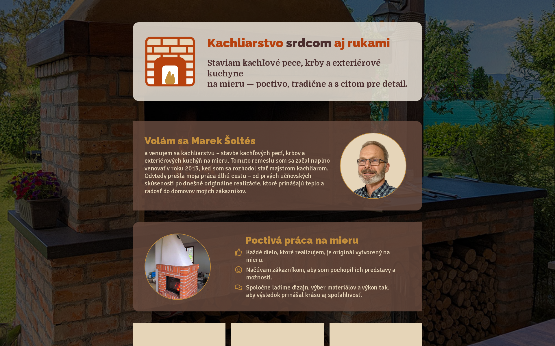 Náhľad webu kachliarmarek.sk