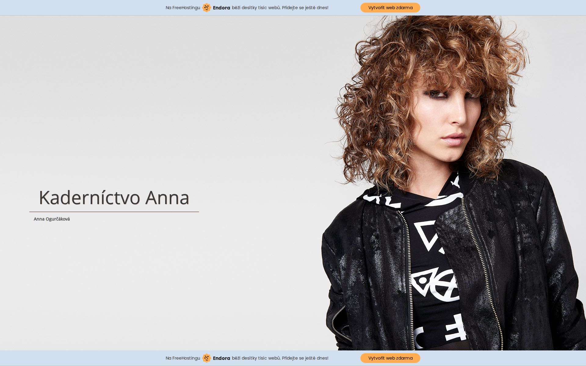 Náhľad webu kadernictvo-anna.sk