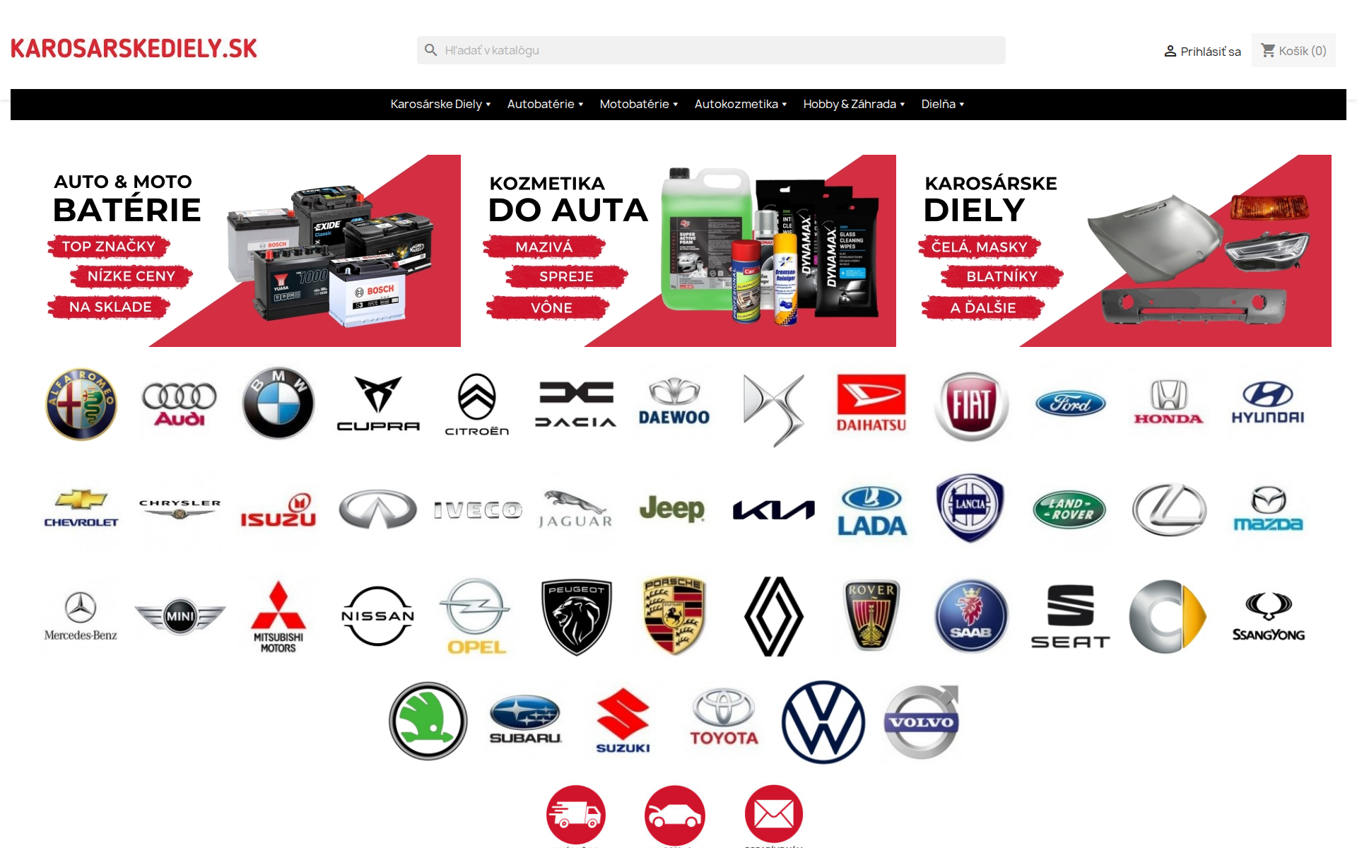 Náhľad webu karosarskediely.sk