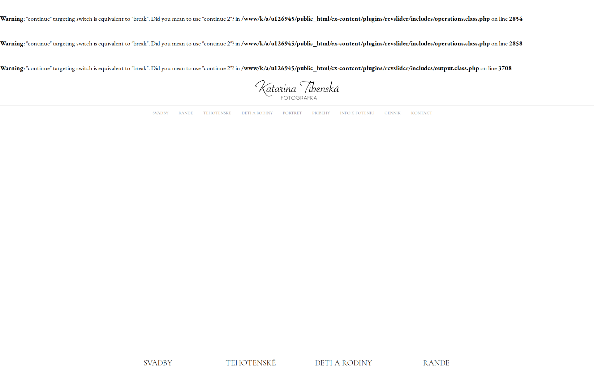 Náhľad webu katarinatibenska.sk