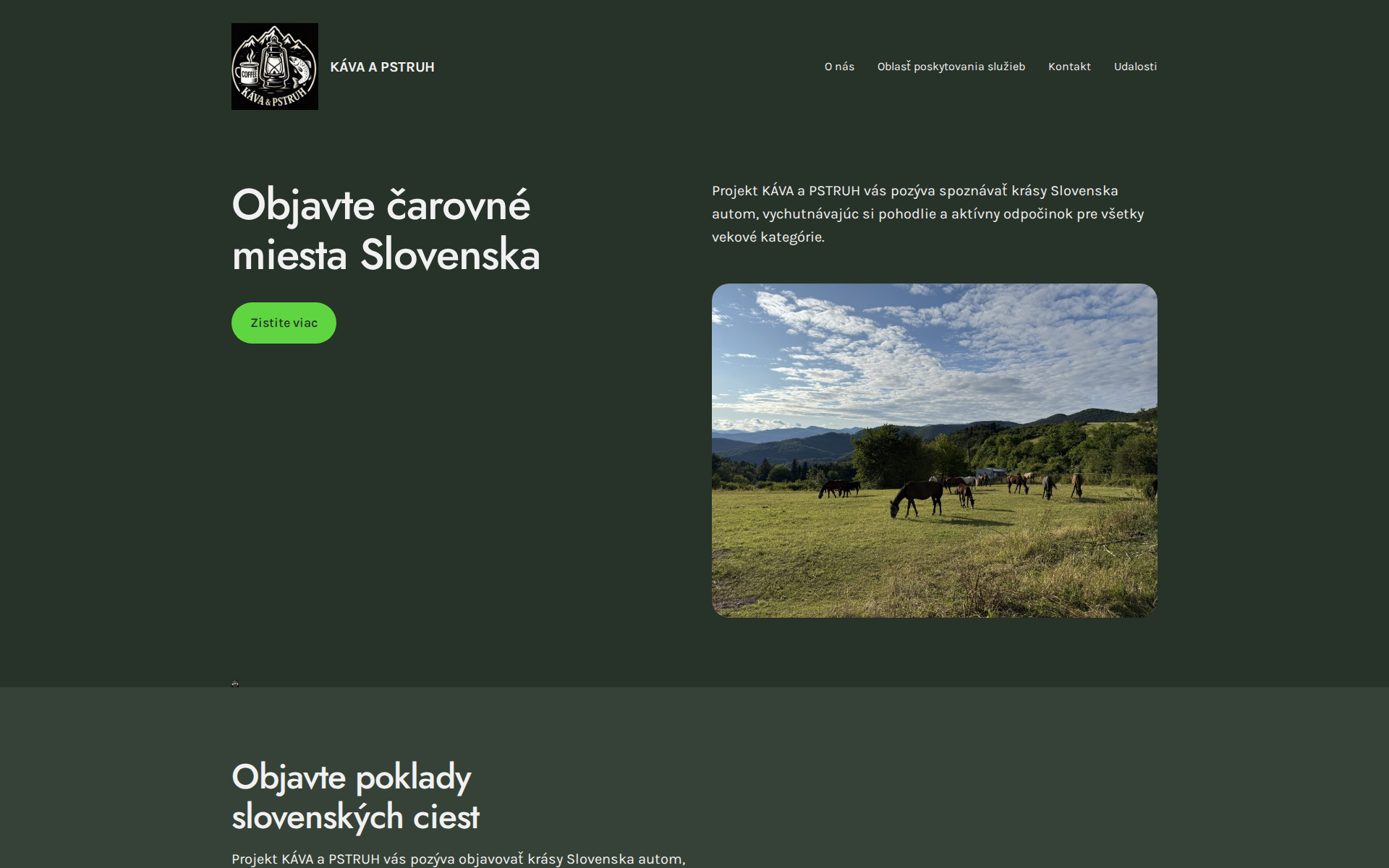 Náhľad webu kavaapstruh.sk