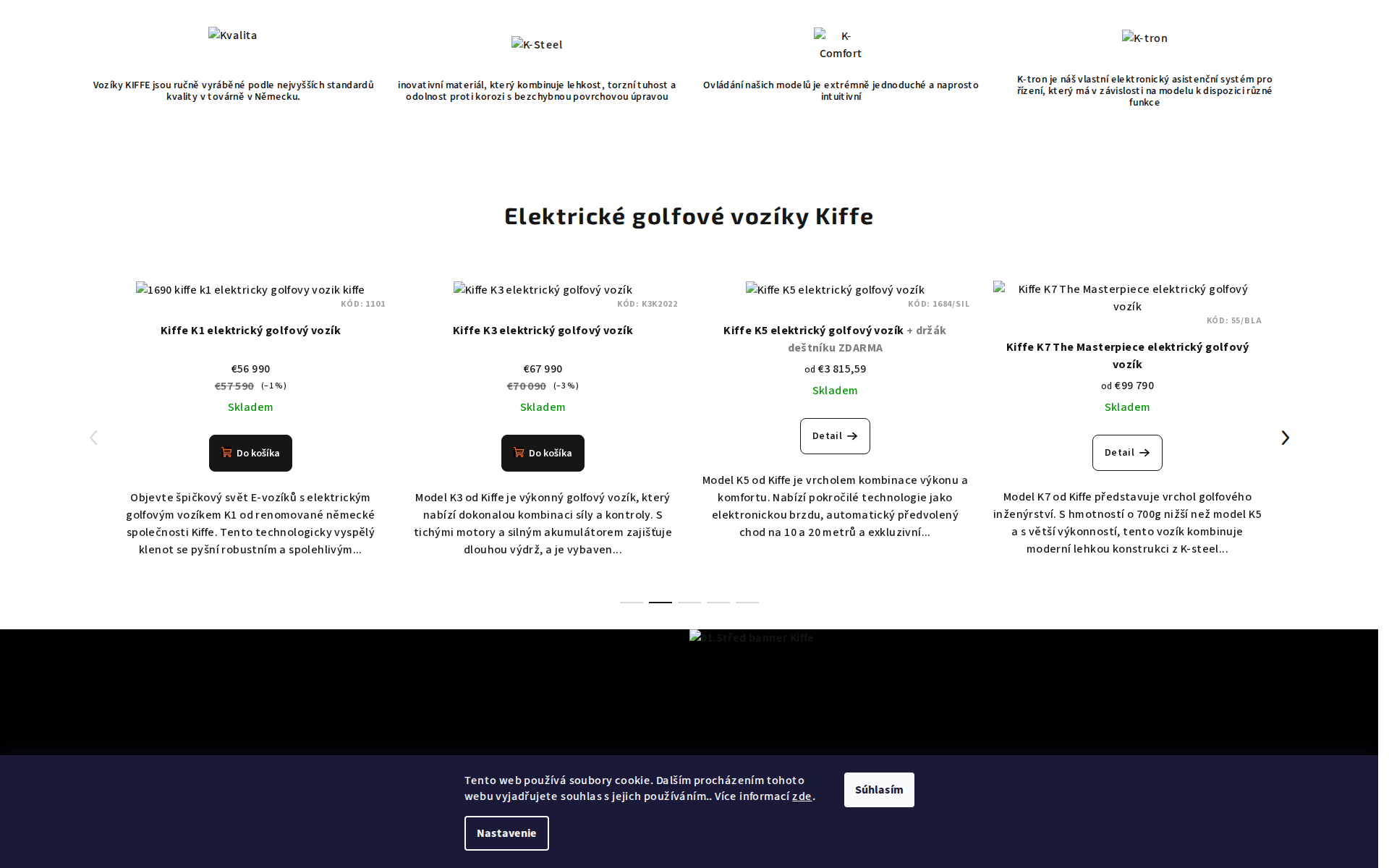 Náhľad webu kiffe-golf.sk