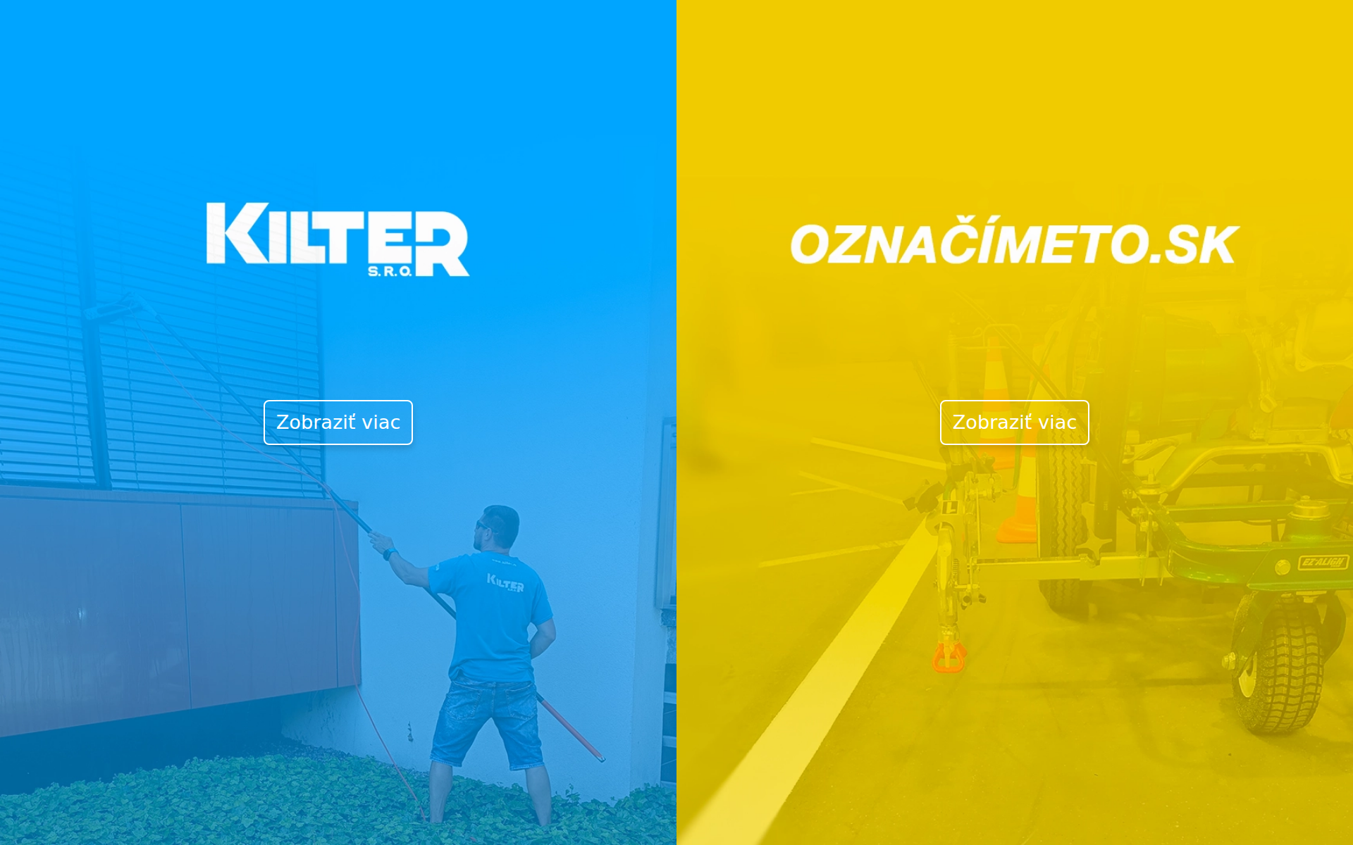 Náhľad webu kilter.sk