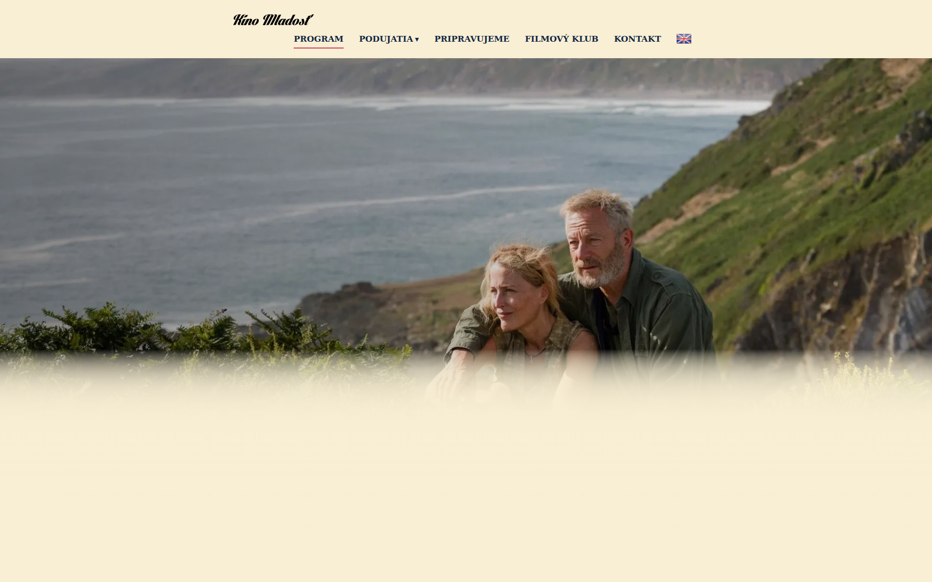 Náhľad webu kinomladost.sk