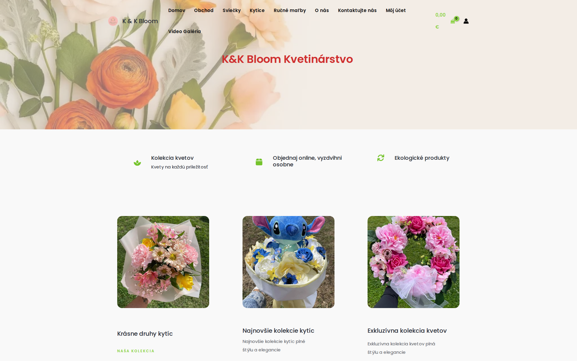 Náhľad webu kkbloom.sk