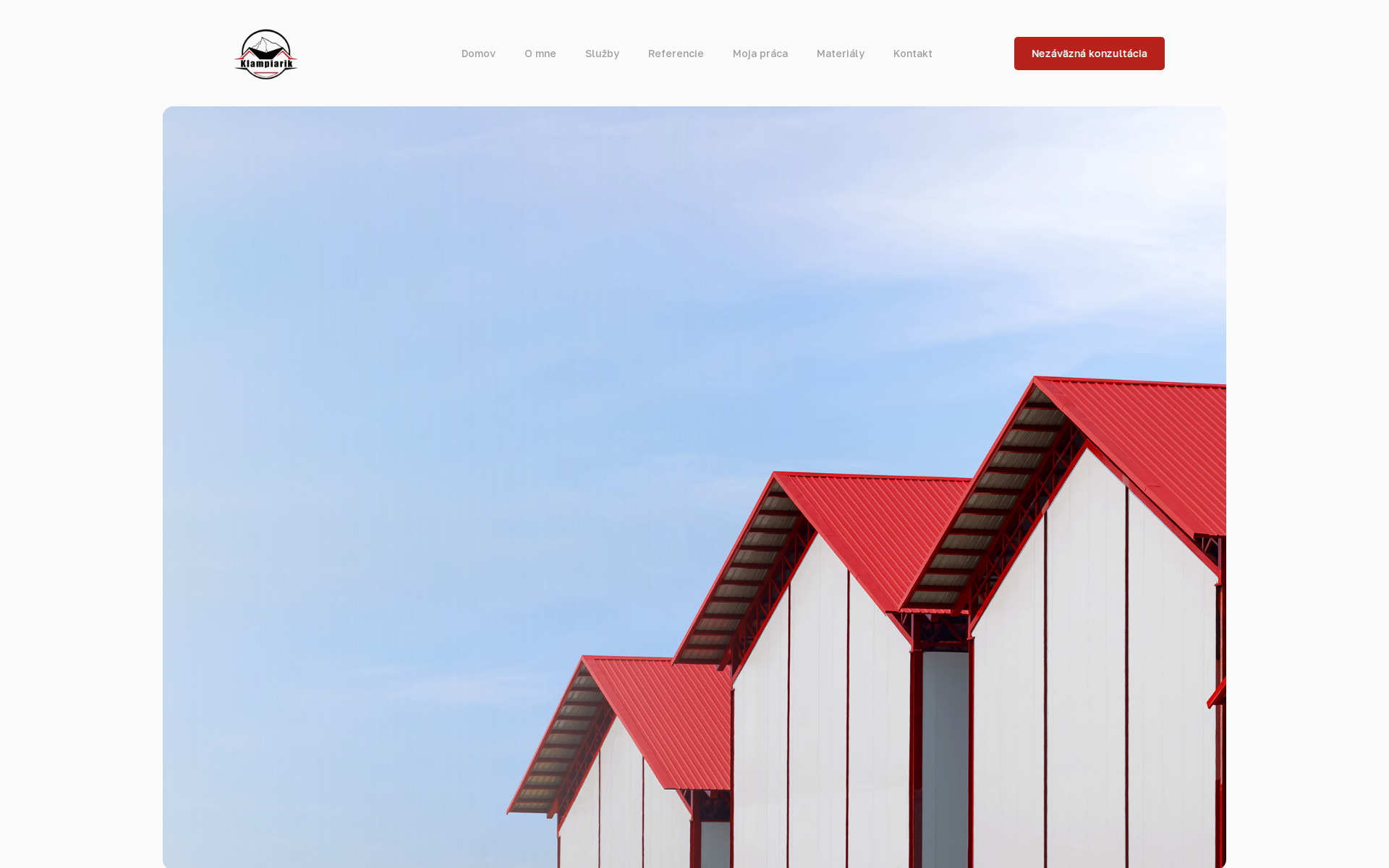 Náhľad webu klampiarik.sk