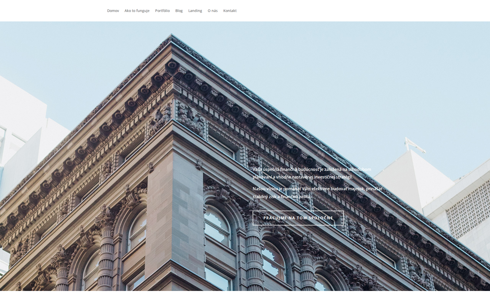 Náhľad webu klein-investments.sk