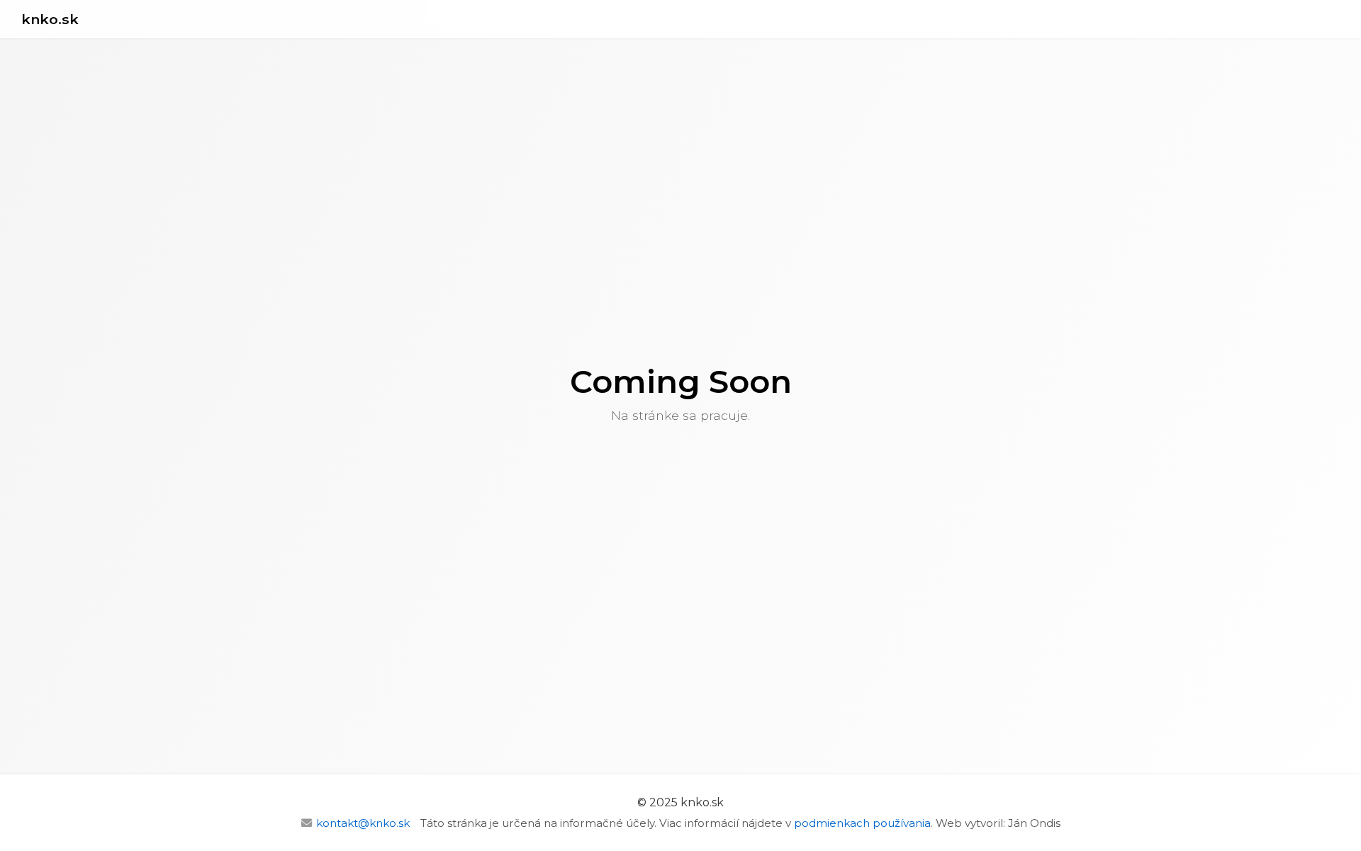 Náhľad webu knko.sk