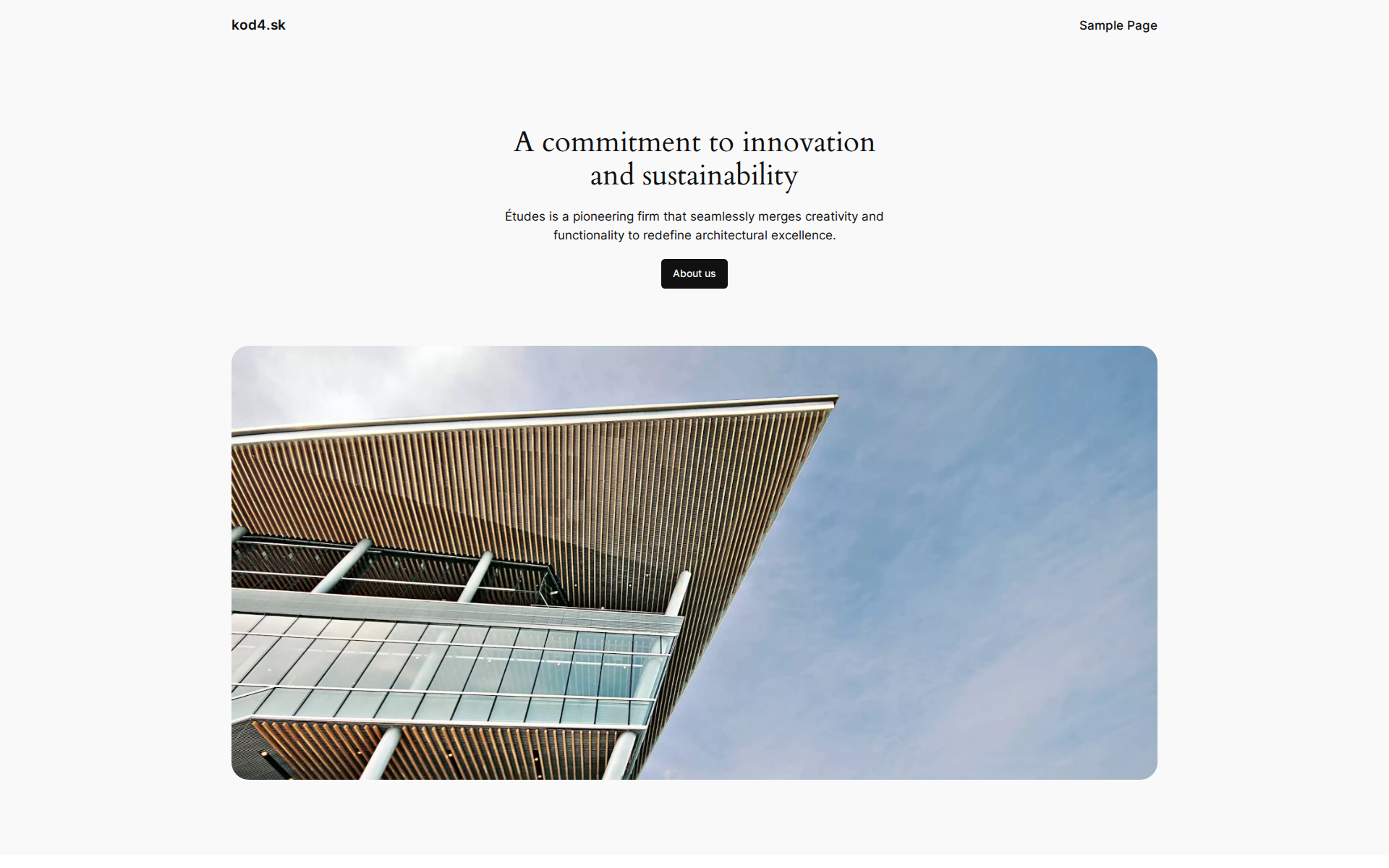 Náhľad webu kod4.sk