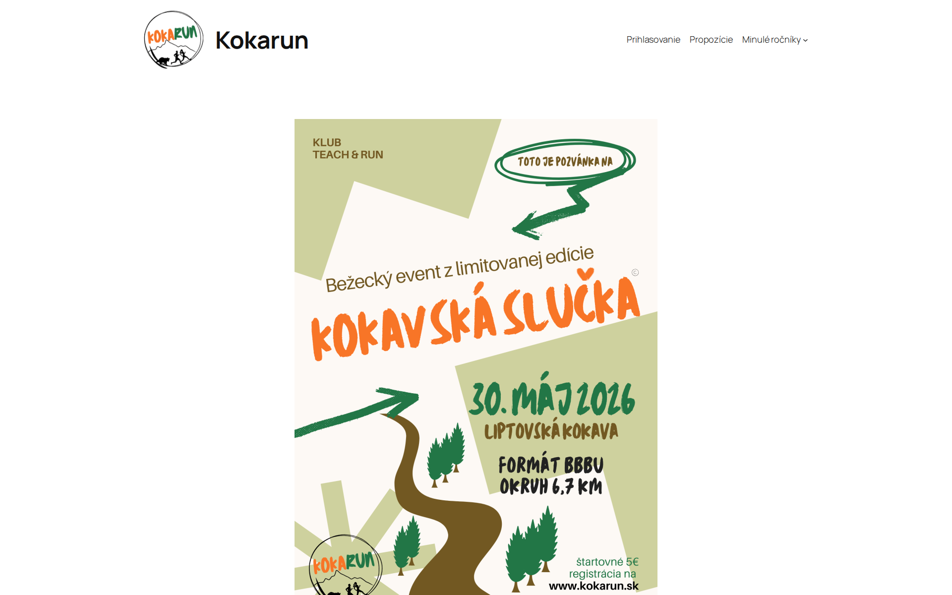 Náhľad webu kokarun.sk