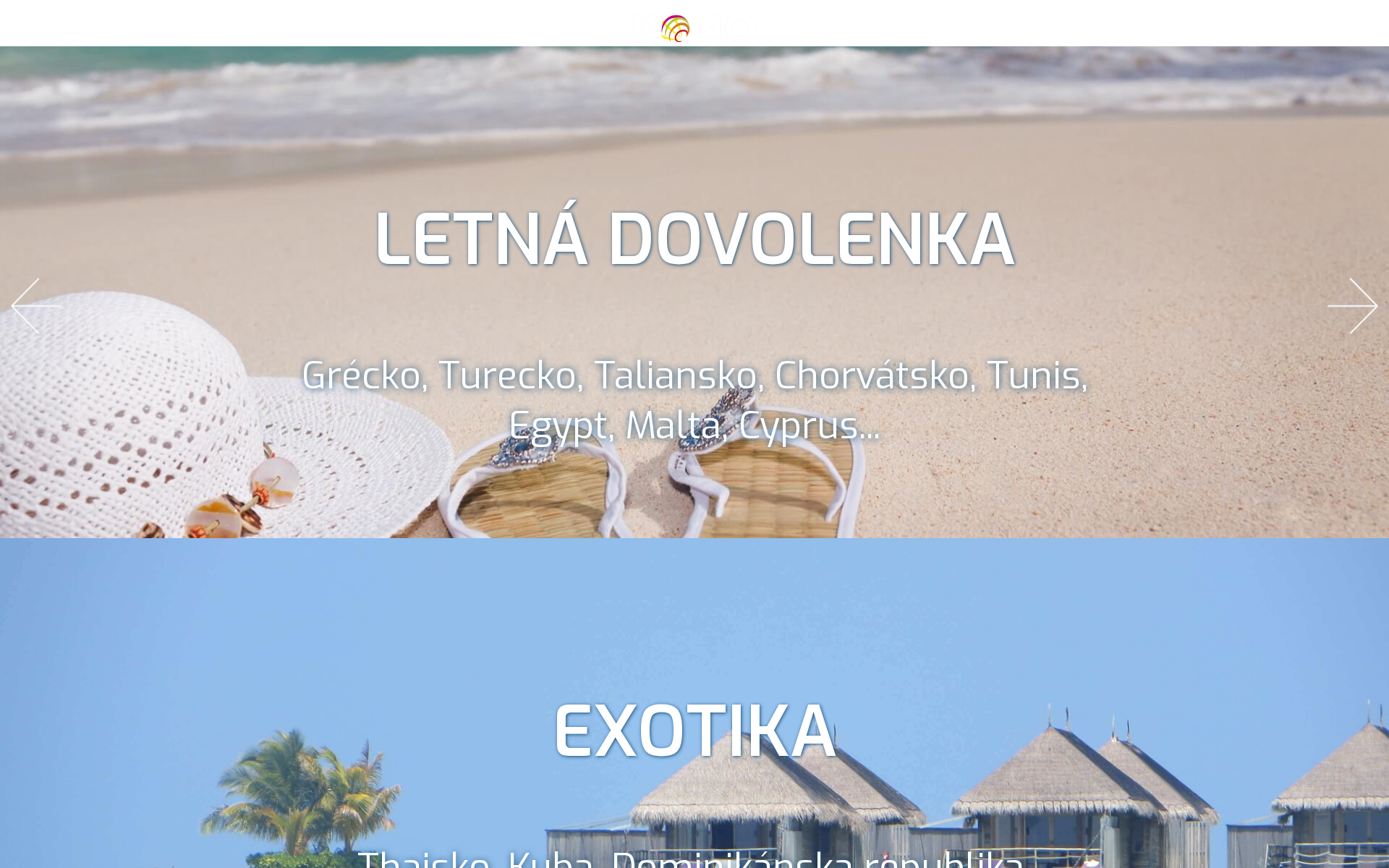 Náhľad webu kono.sk