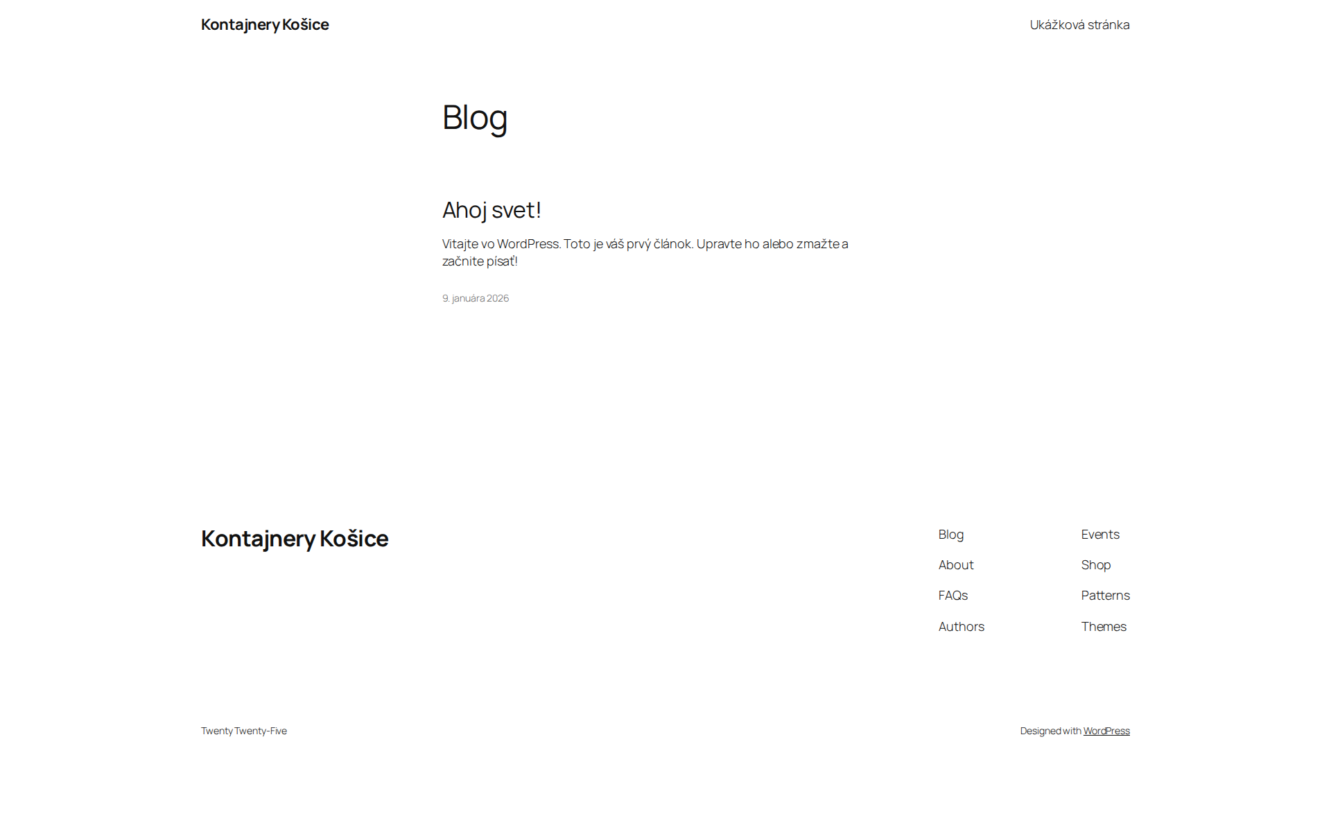 Náhľad webu kontajnery-kosice.sk