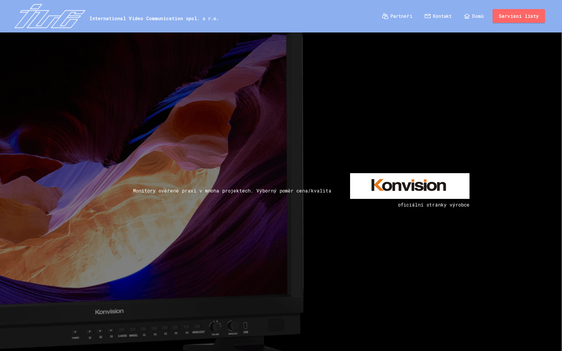 Náhľad webu konvision.sk