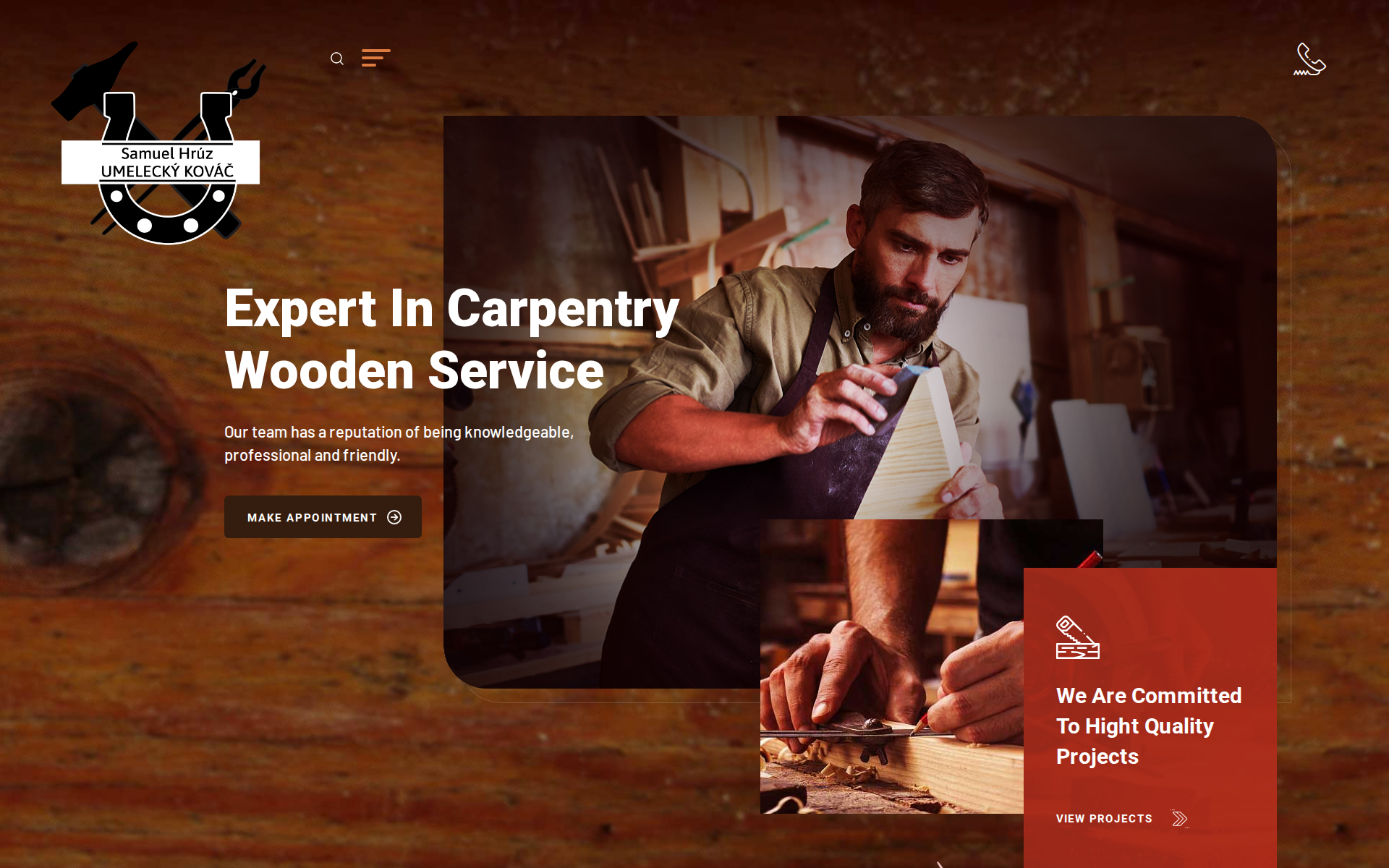 Náhľad webu kovacstvohruz.sk