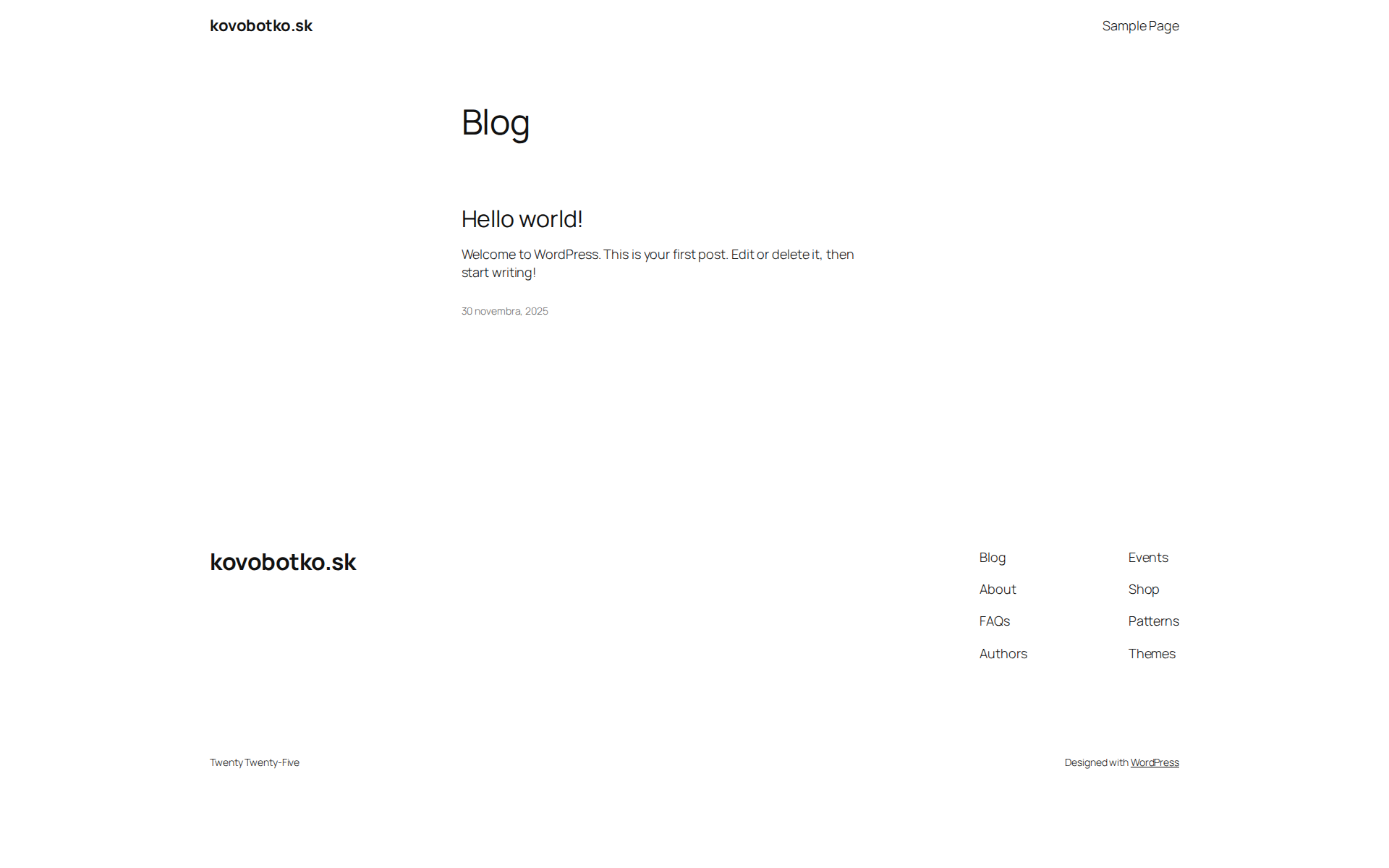 Náhľad webu kovobotko.sk