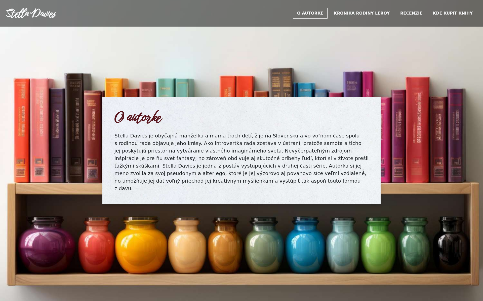 Náhľad webu kronikarodinyleroy.sk