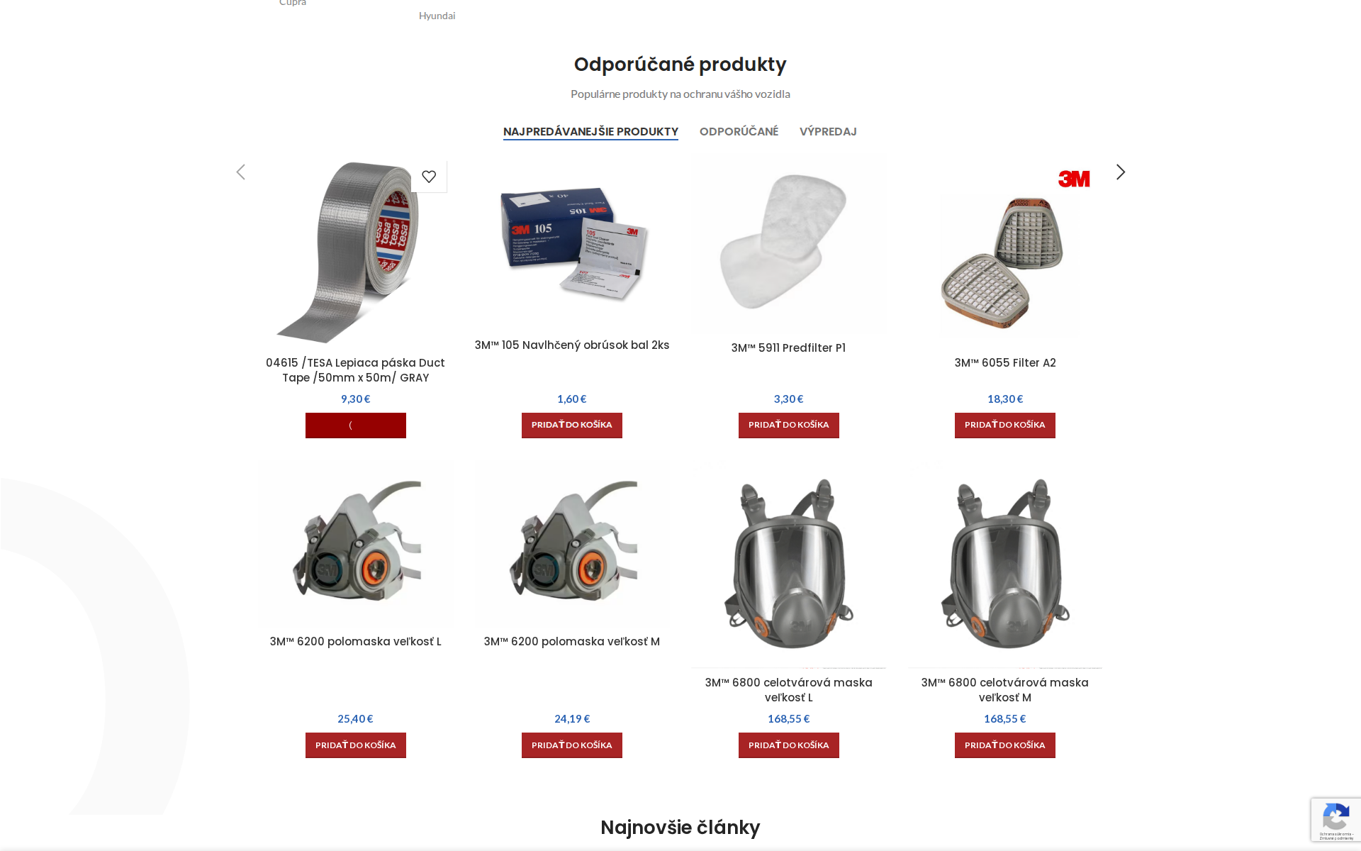 Náhľad webu krytypodvozku.sk