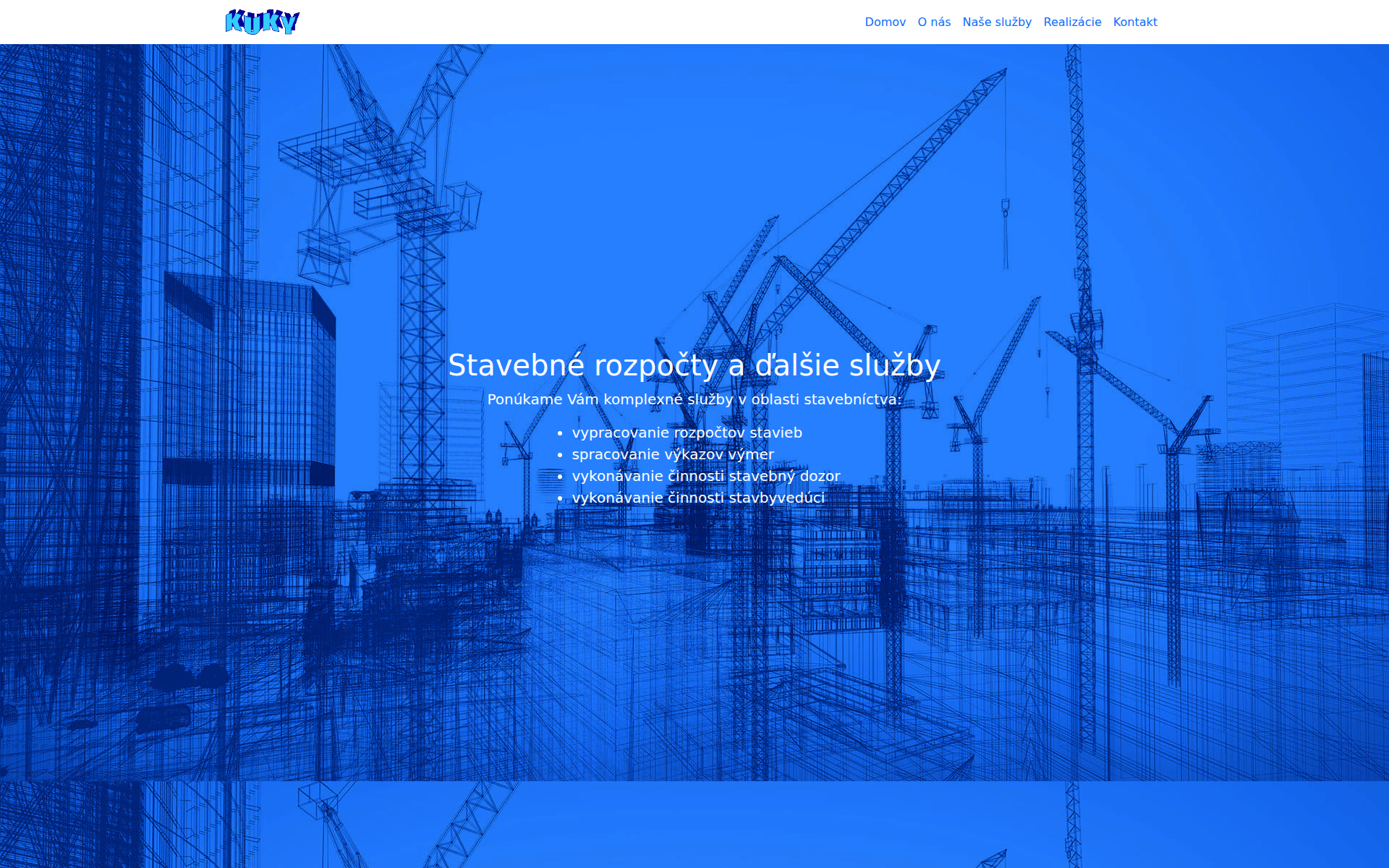 Náhľad webu kuky.sk