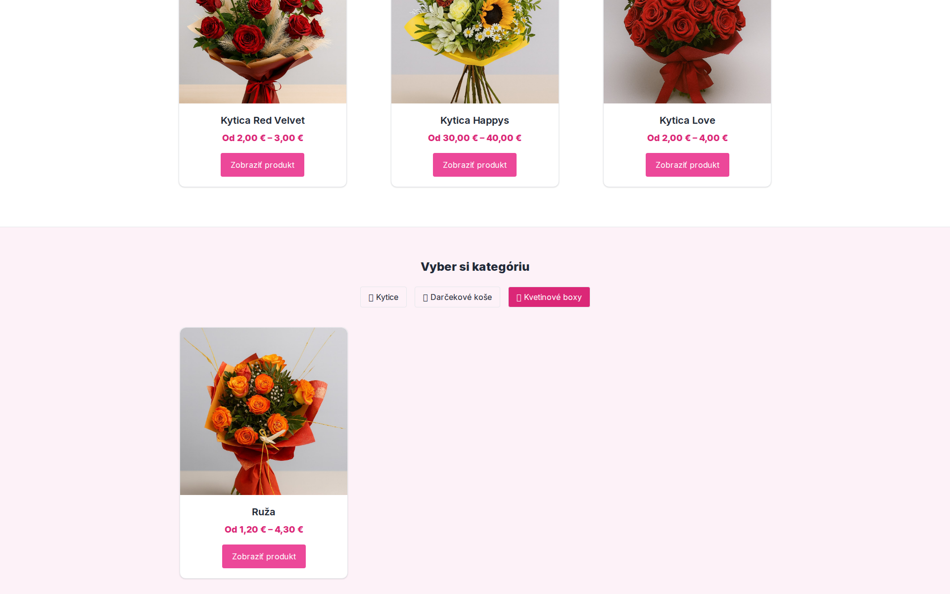 Náhľad webu kvetypresov.sk