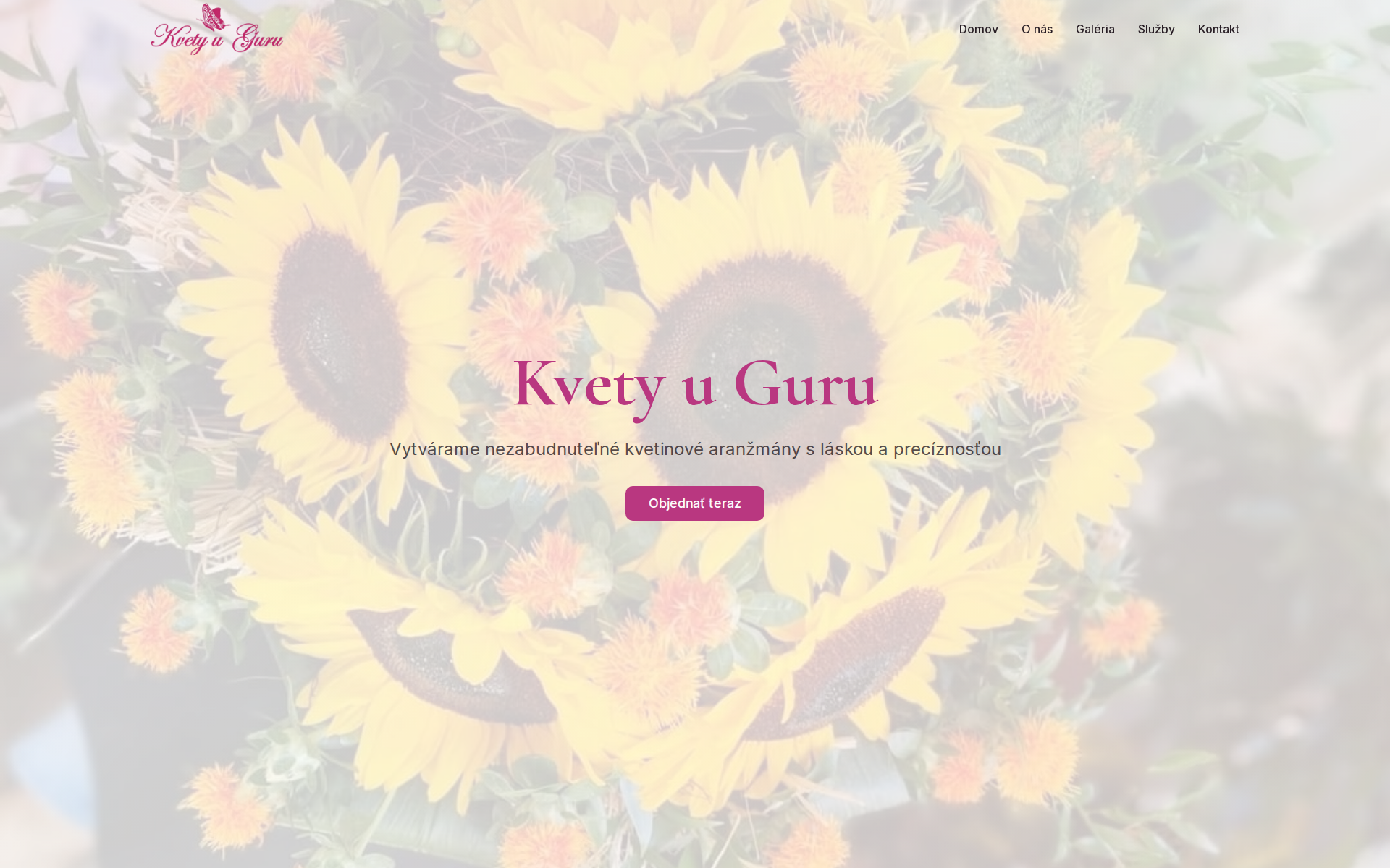 Náhľad webu kvetyuguru.sk