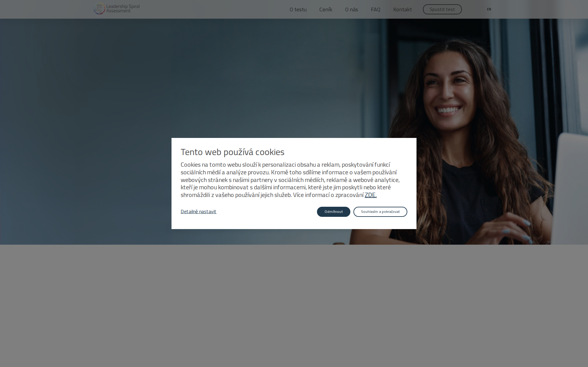 Náhľad webu leadershipspiral.sk