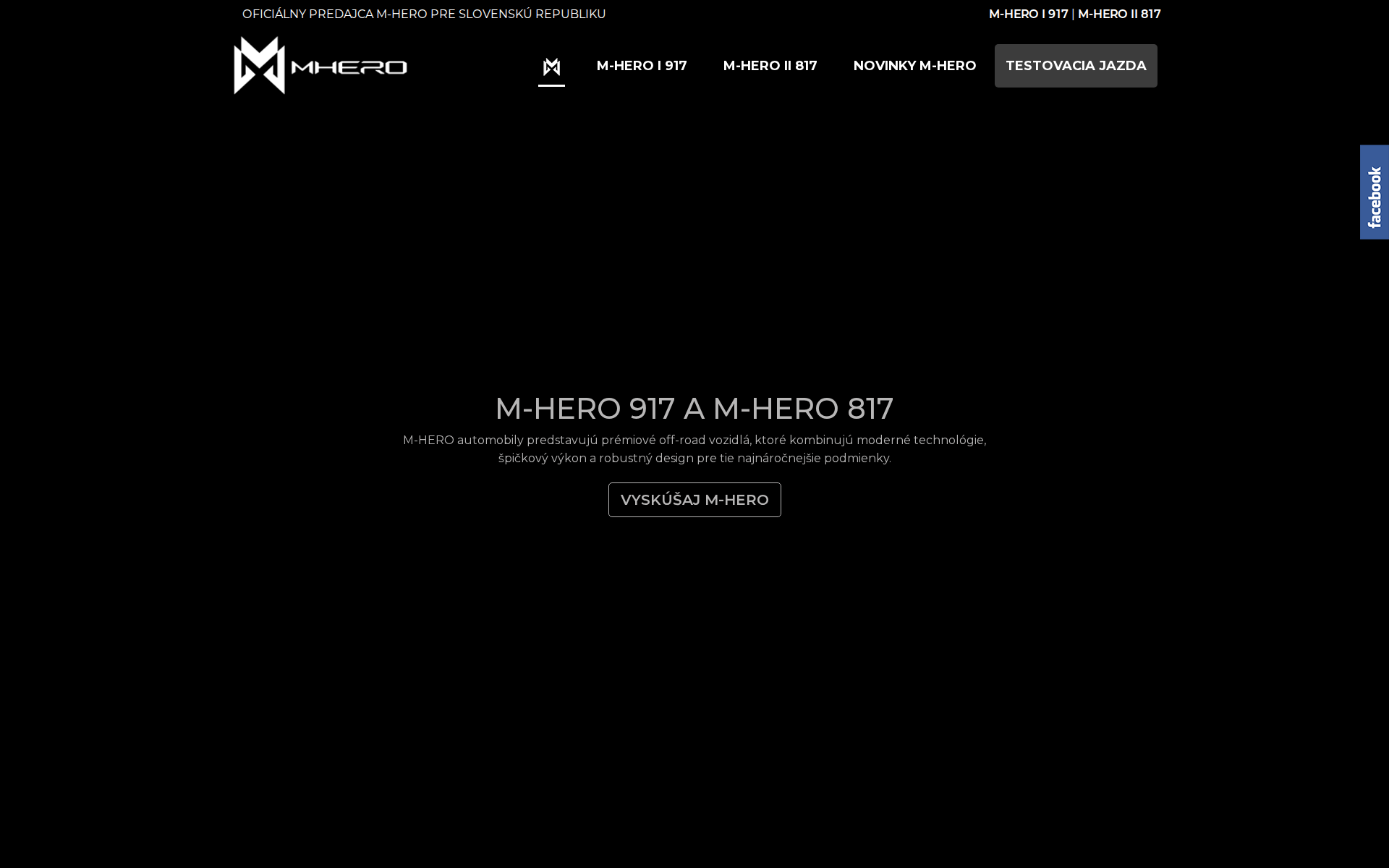 Náhľad webu m-hero.sk