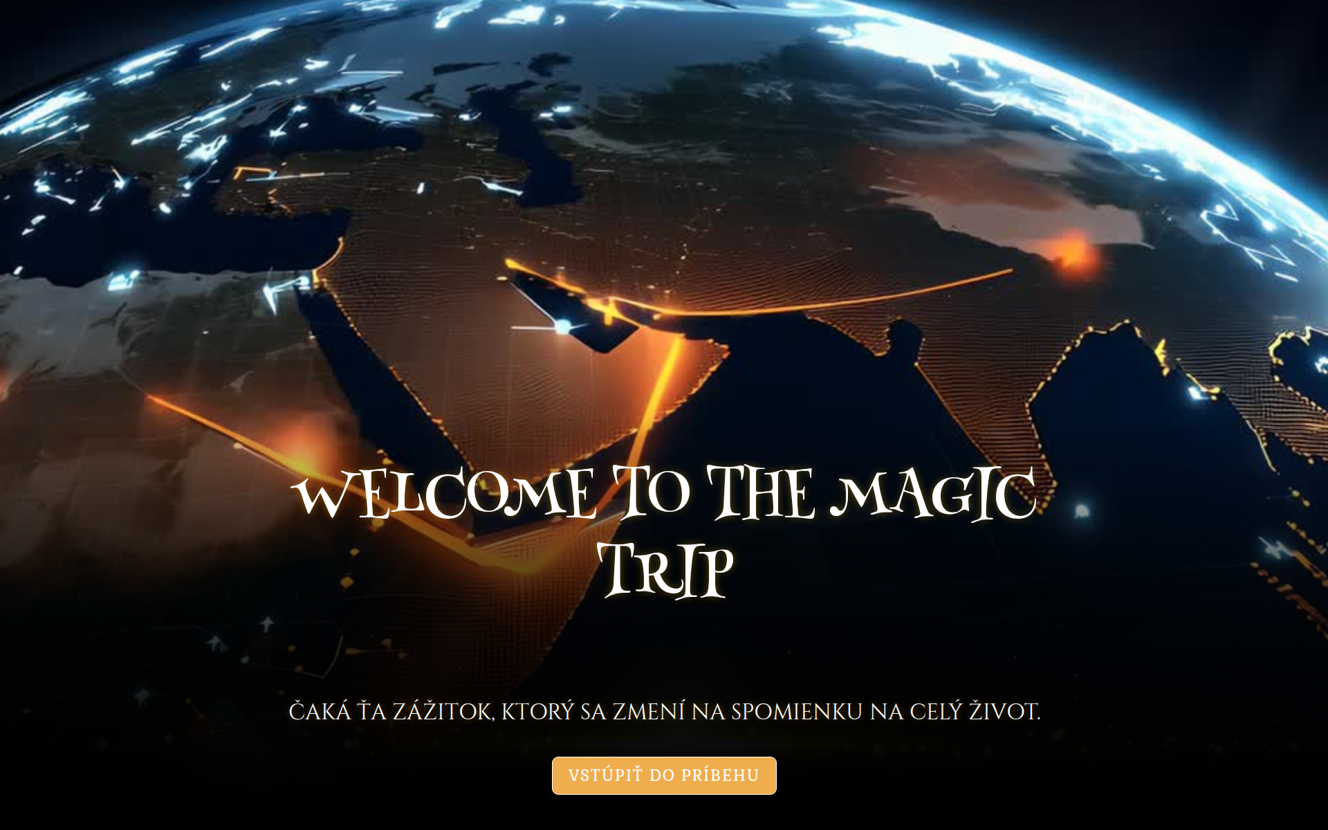 Náhľad webu magictrip.sk