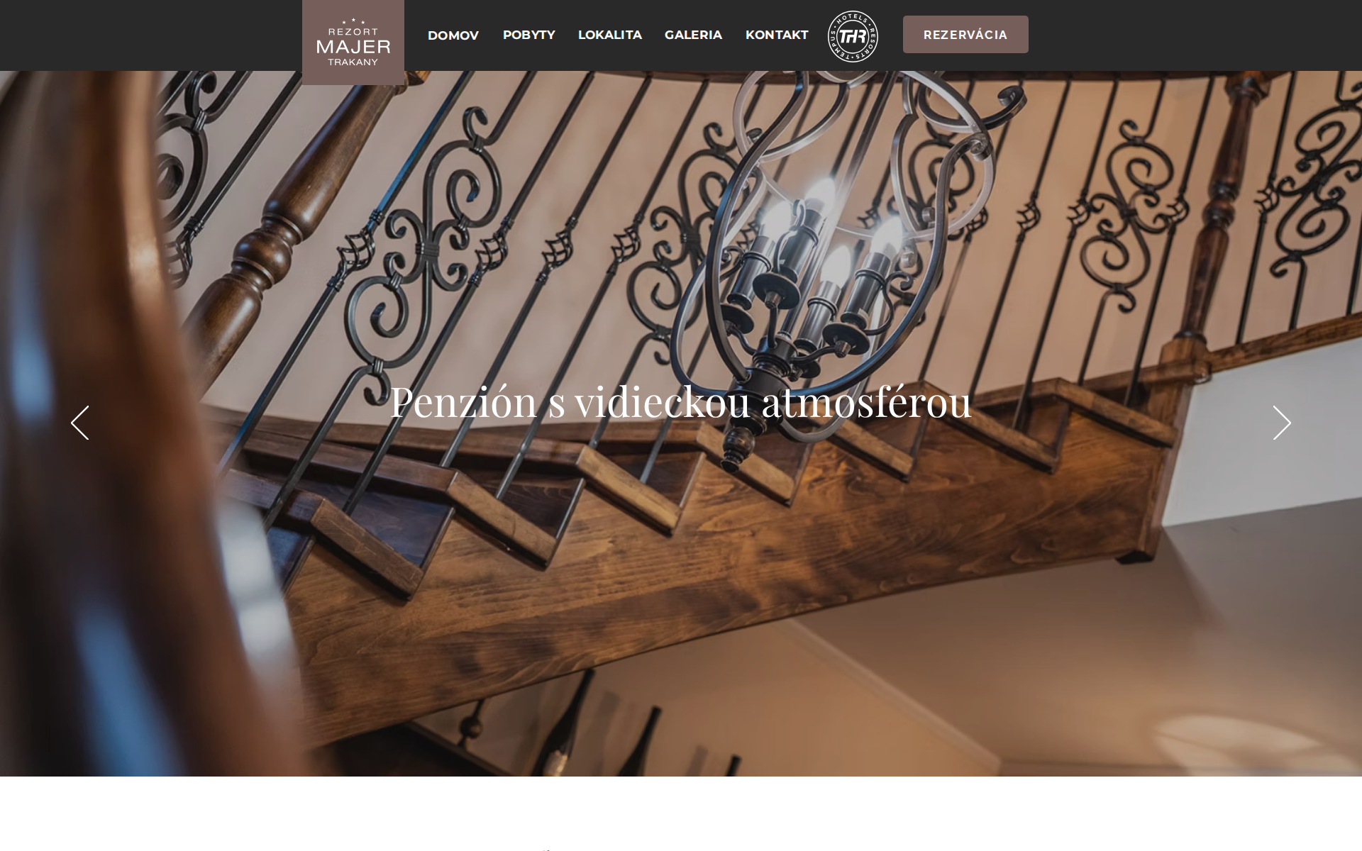 Náhľad webu majertrakany.sk