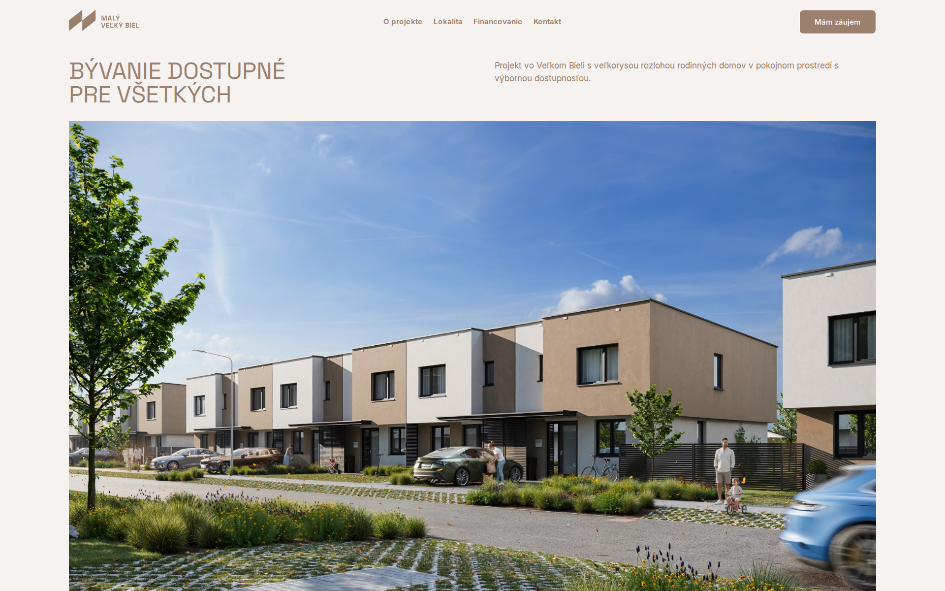 Náhľad webu malyvelkybiel.sk