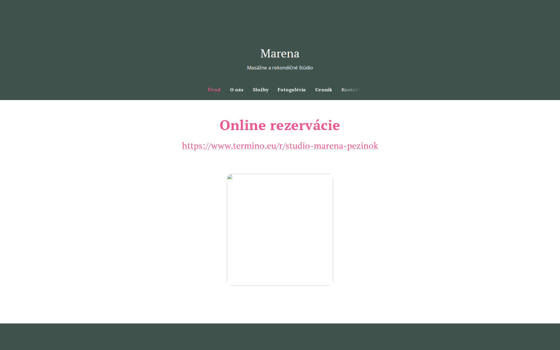 Náhľad webu marenastudio.sk