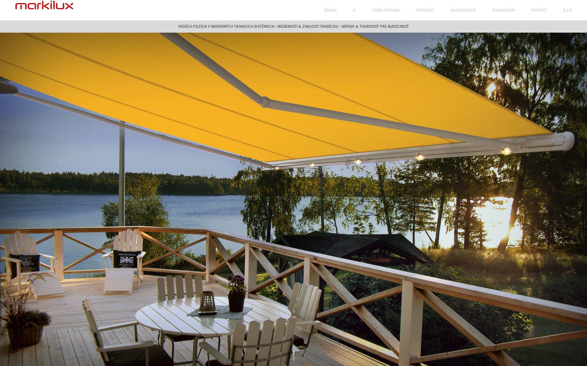 Náhľad webu markilux.sk