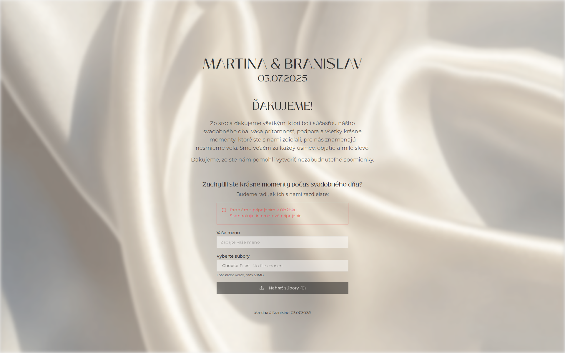 Náhľad webu martina-a-brano.sk