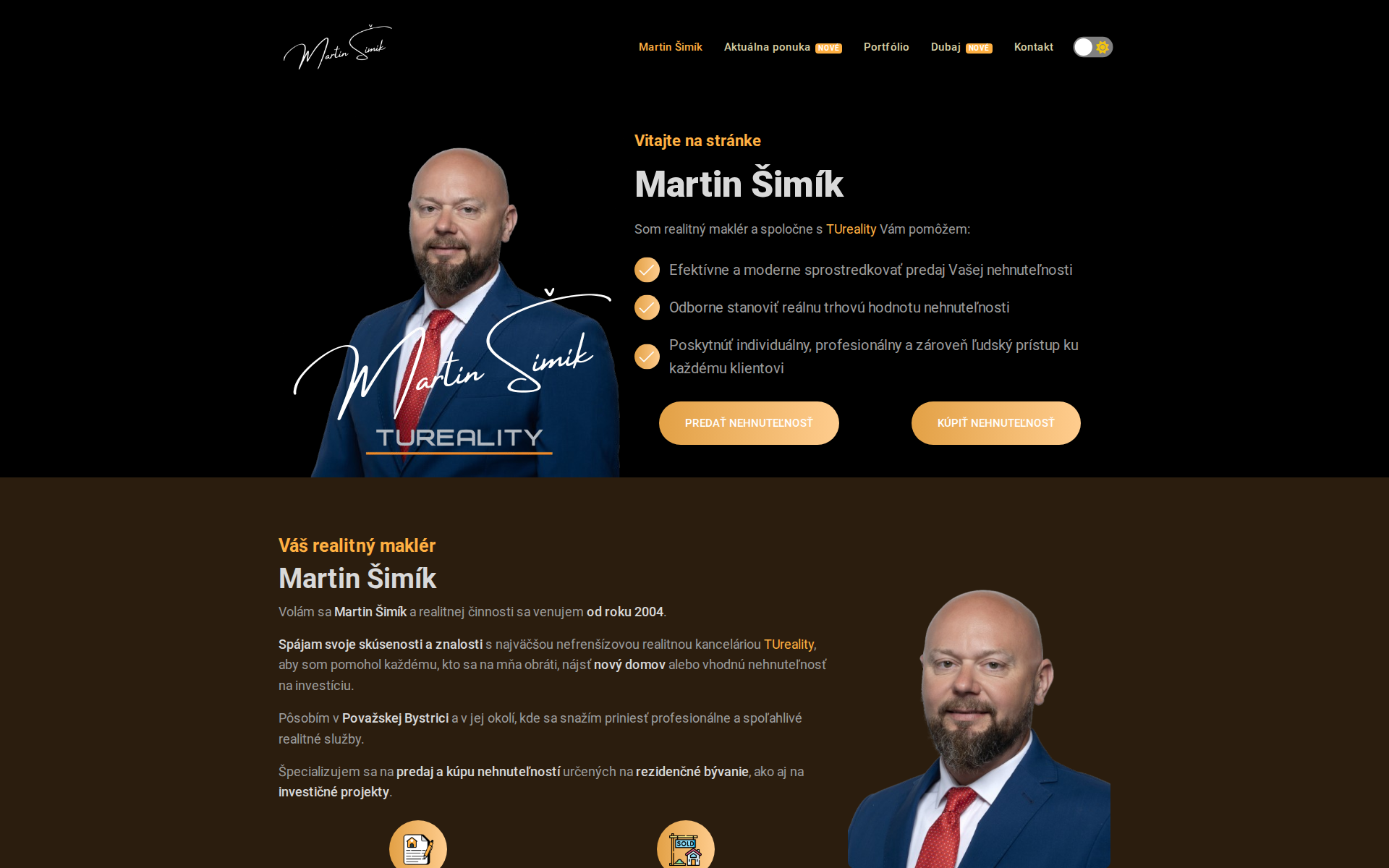 Náhľad webu martinsimik.sk