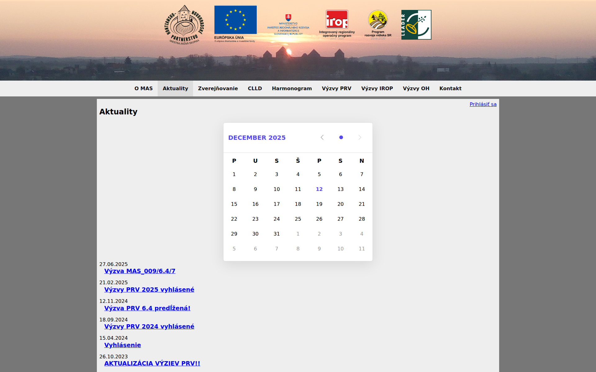 Náhľad webu mashnp.sk