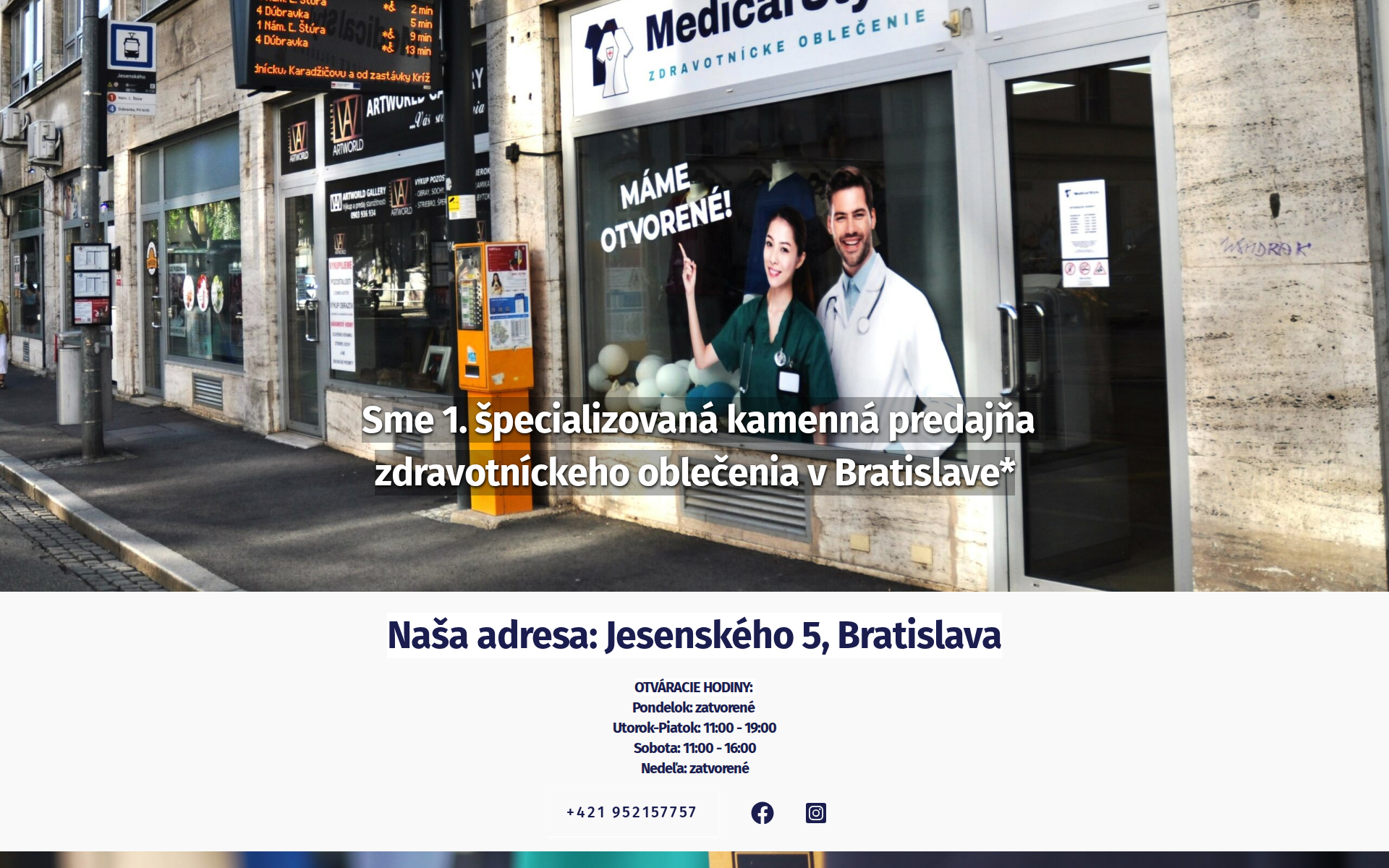 Náhľad webu medicalstyle.sk