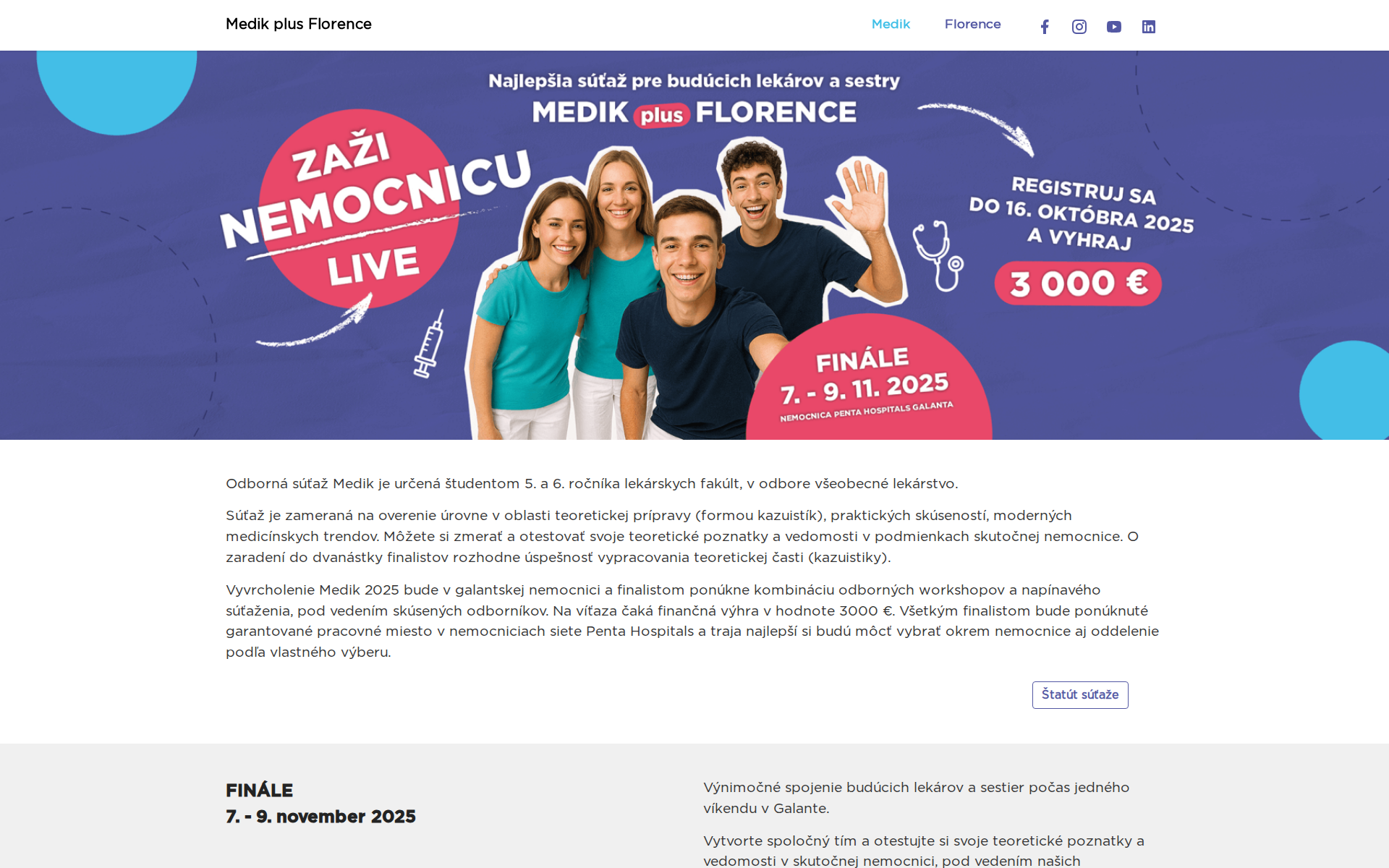 Náhľad webu medikroka.sk