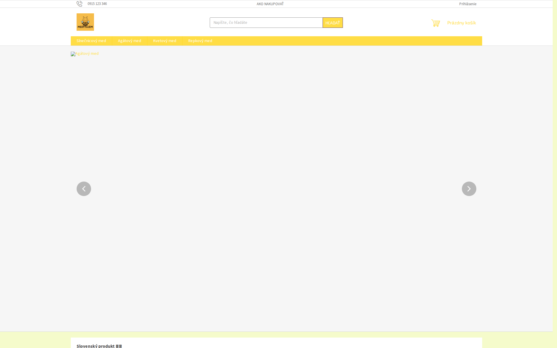 Náhľad webu medytujem.sk