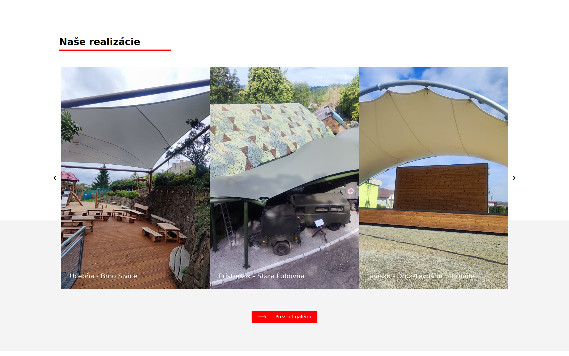 Náhľad webu membranovaarchitektura.sk