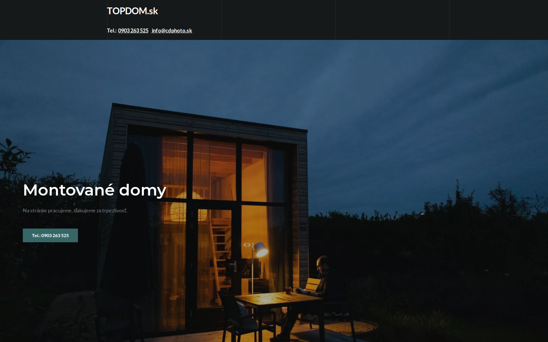 Náhľad webu microdom.sk