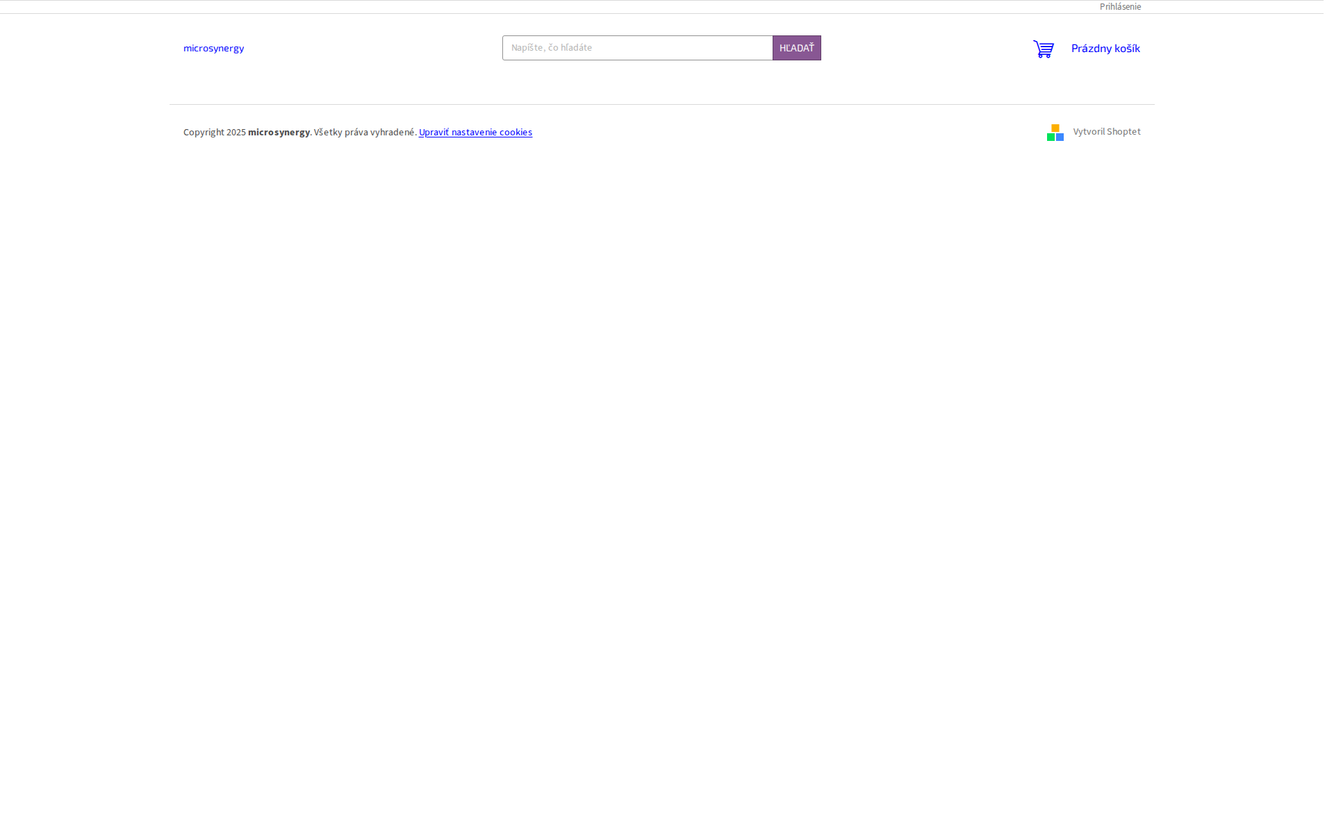 Náhľad webu microdosing.sk