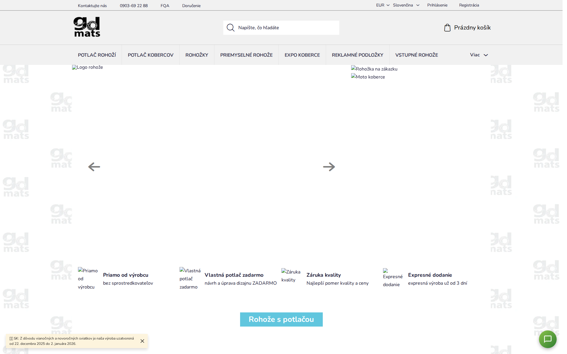 Náhľad webu mojarohozka.sk