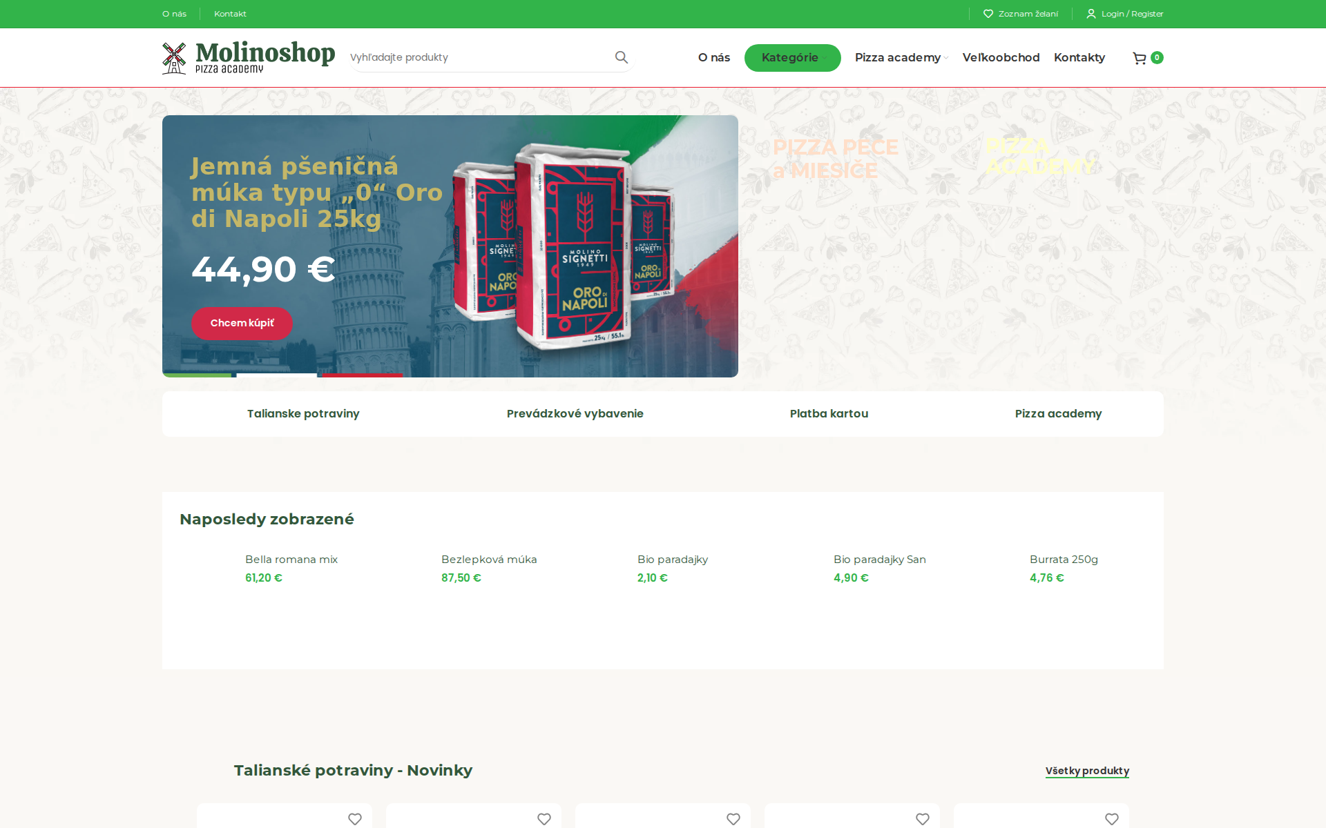 Náhľad webu molinoshop.sk