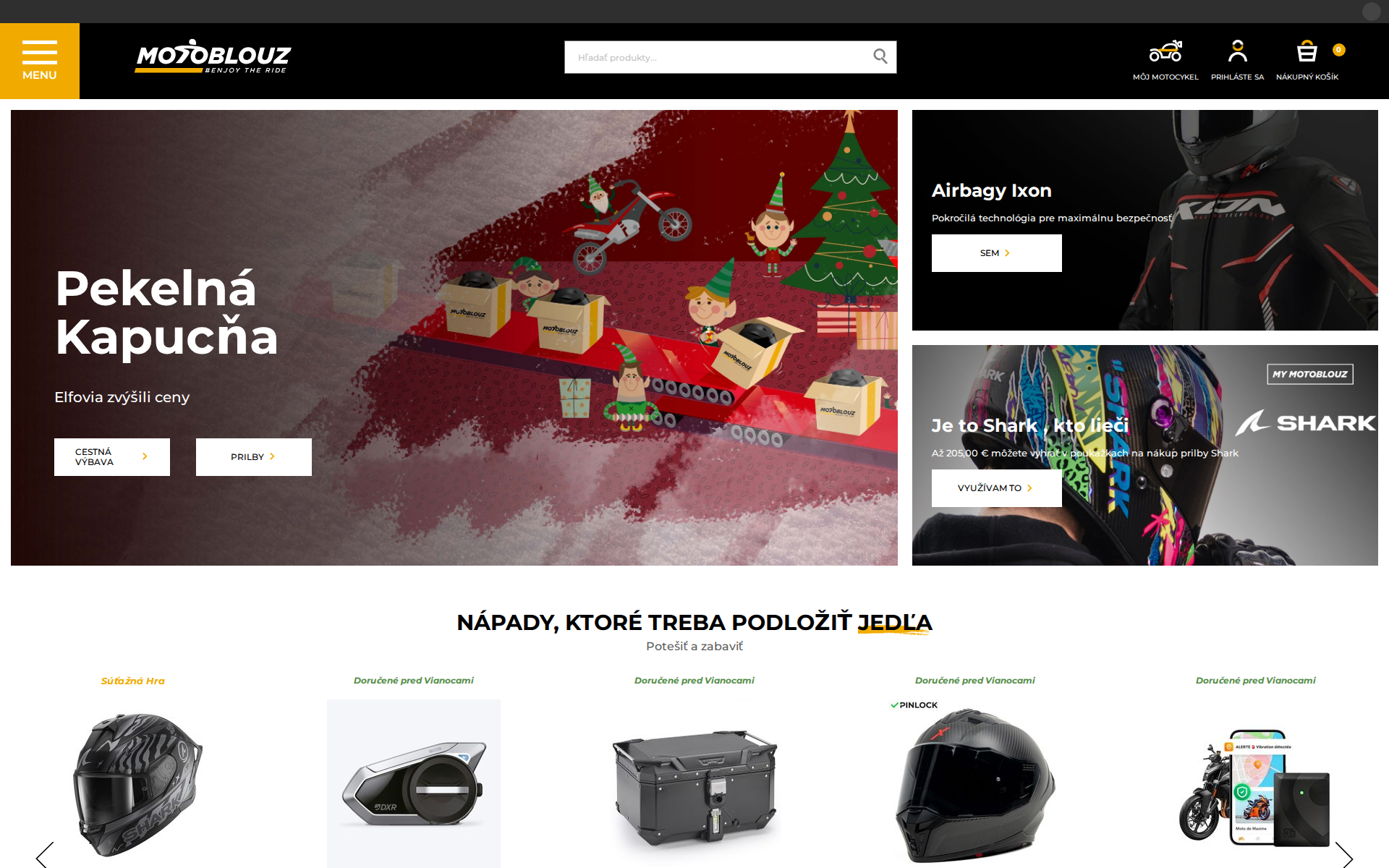 Náhľad webu motoblouz.sk