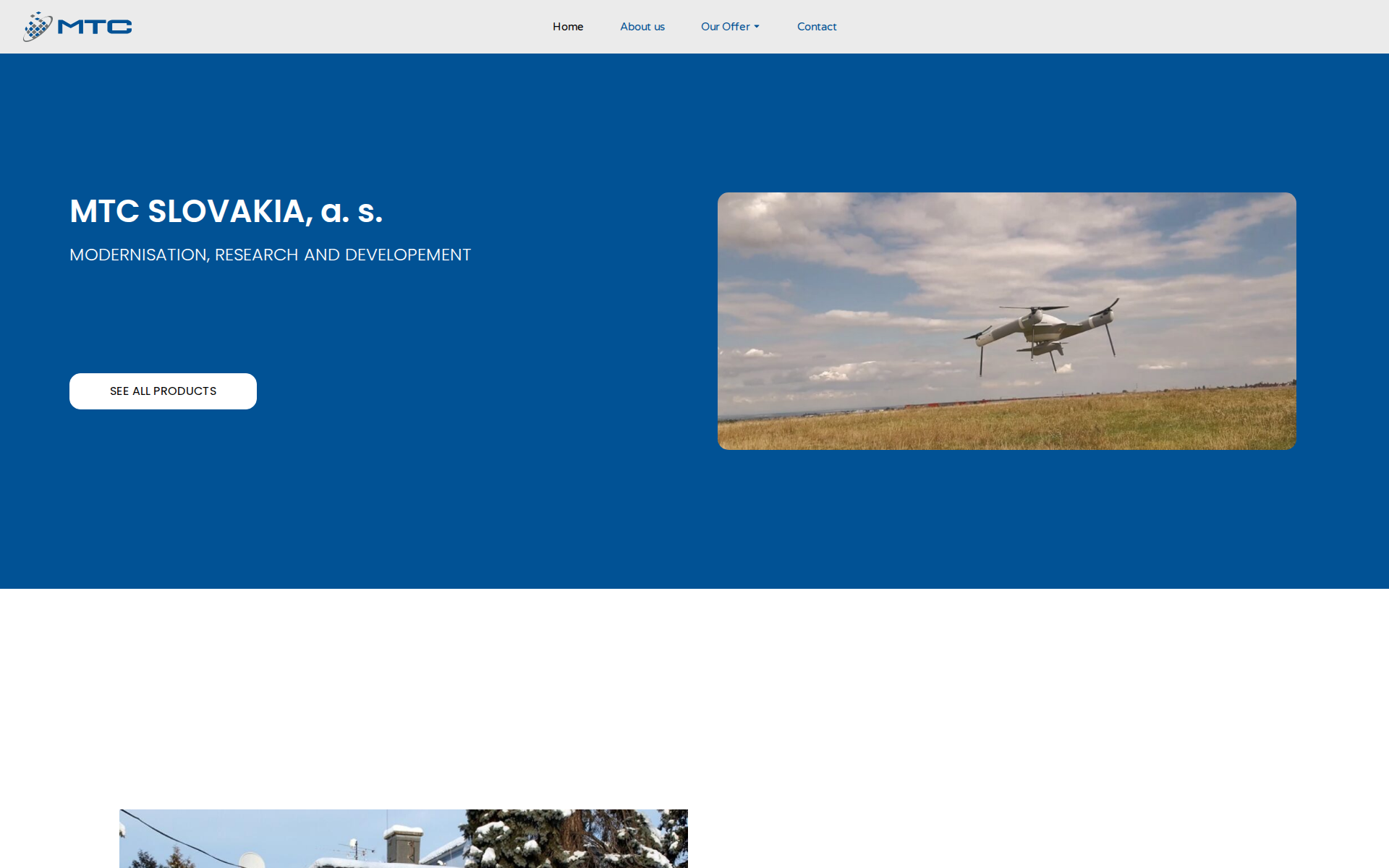 Náhľad webu mtcslovakia.sk