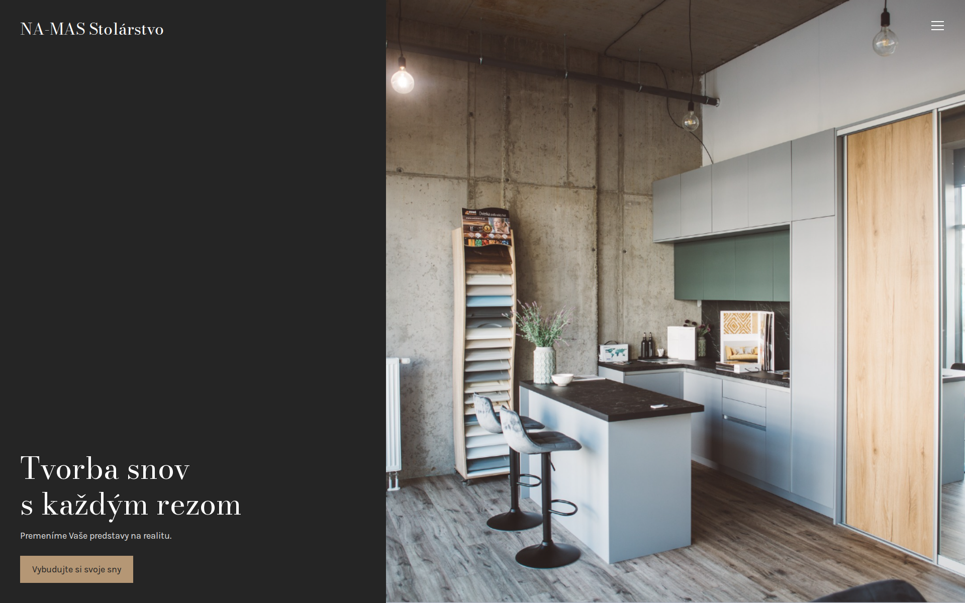 Náhľad webu na-mas.sk