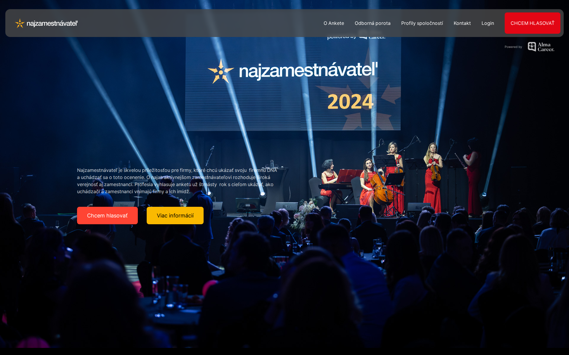 Náhľad webu najzamestnavatel.sk